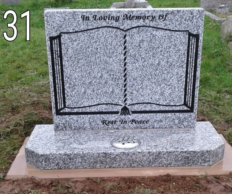 Large Upright Silver Grey Bible