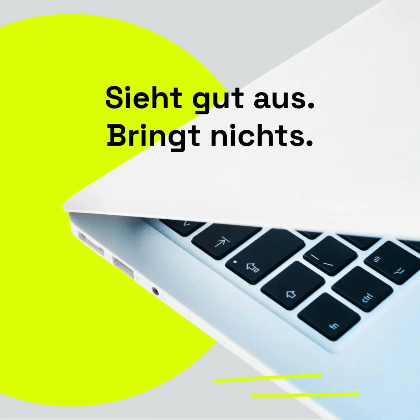 &bdquo;Sieht gut aus&ldquo; reicht nicht.

Denn gutes Webdesign hat nichts mit Geschmack zu tun.
Sondern mit Wirkung.

Was viele vergessen:
Kontext entscheidet.

Auf dem Land informiert deine Website.
In der Stadt muss sie &uuml;berzeugen.

Wenn nich