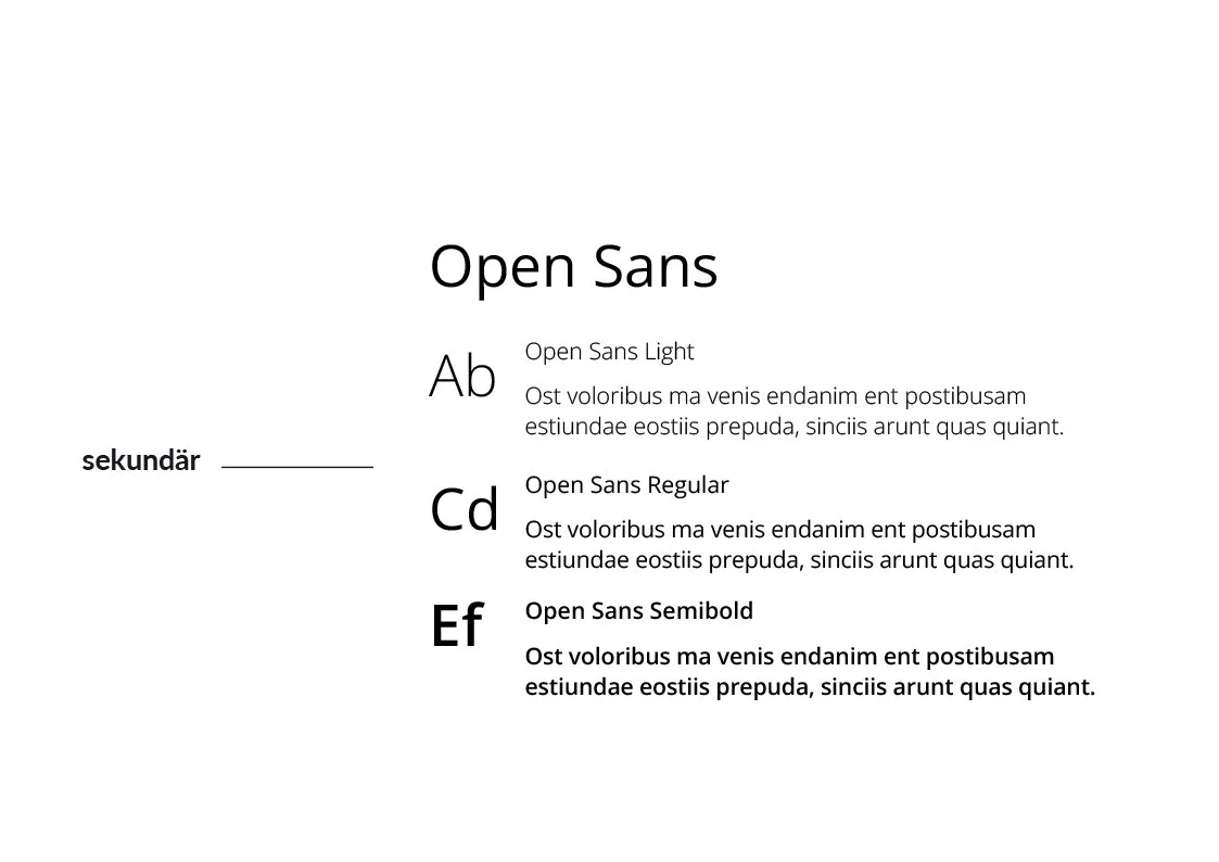 Typografie sekundär