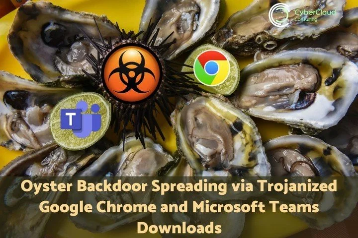 A malvertising campaign is leveraging trojanized installers for popular software such as Google Chrome and Microsoft Teams to deploy a backdoor known as Oyster.

Rapid7 discovered fake websites housing these malicious payloads that users are redirect