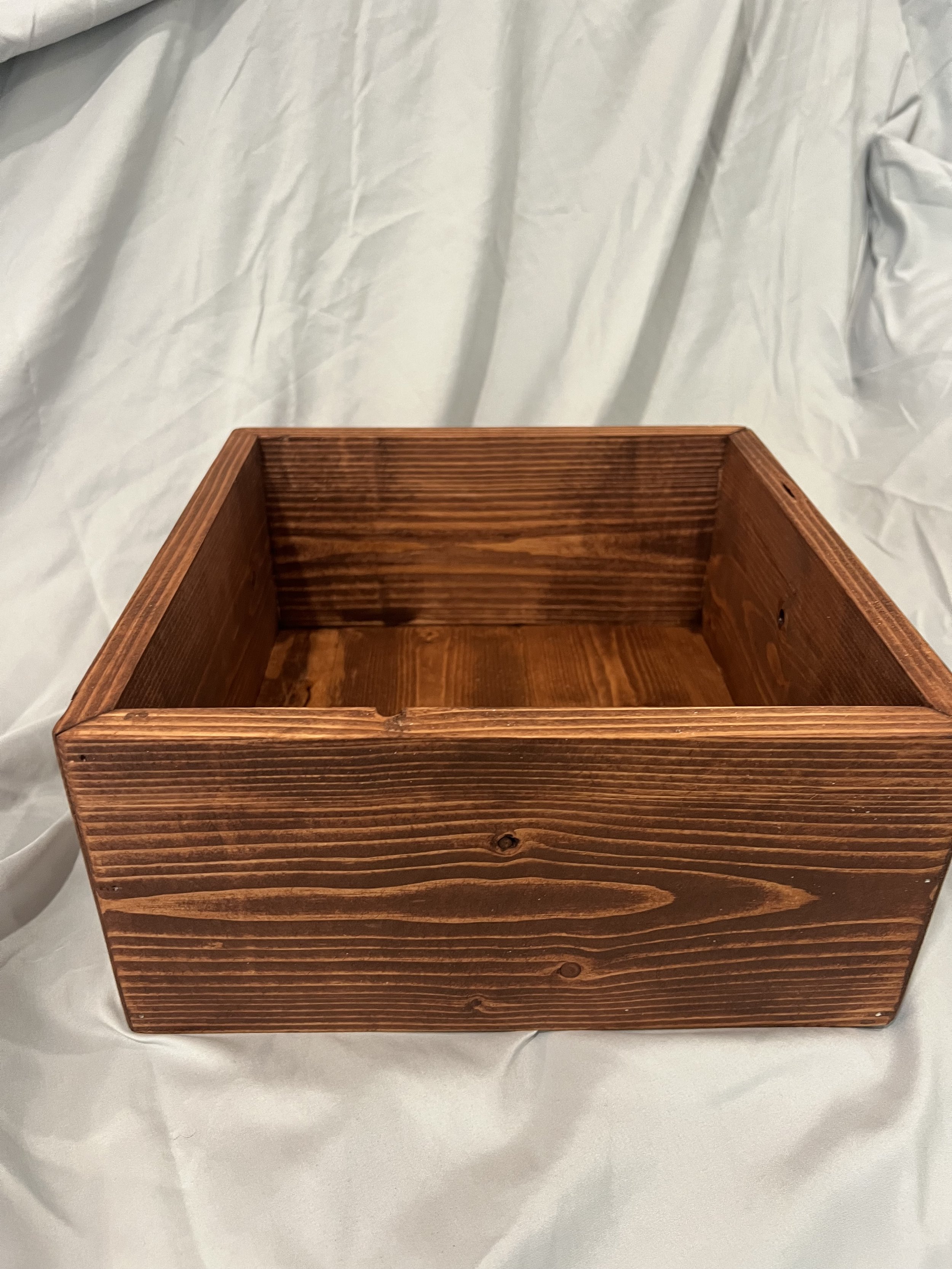 Rustic Wooden Storage Box