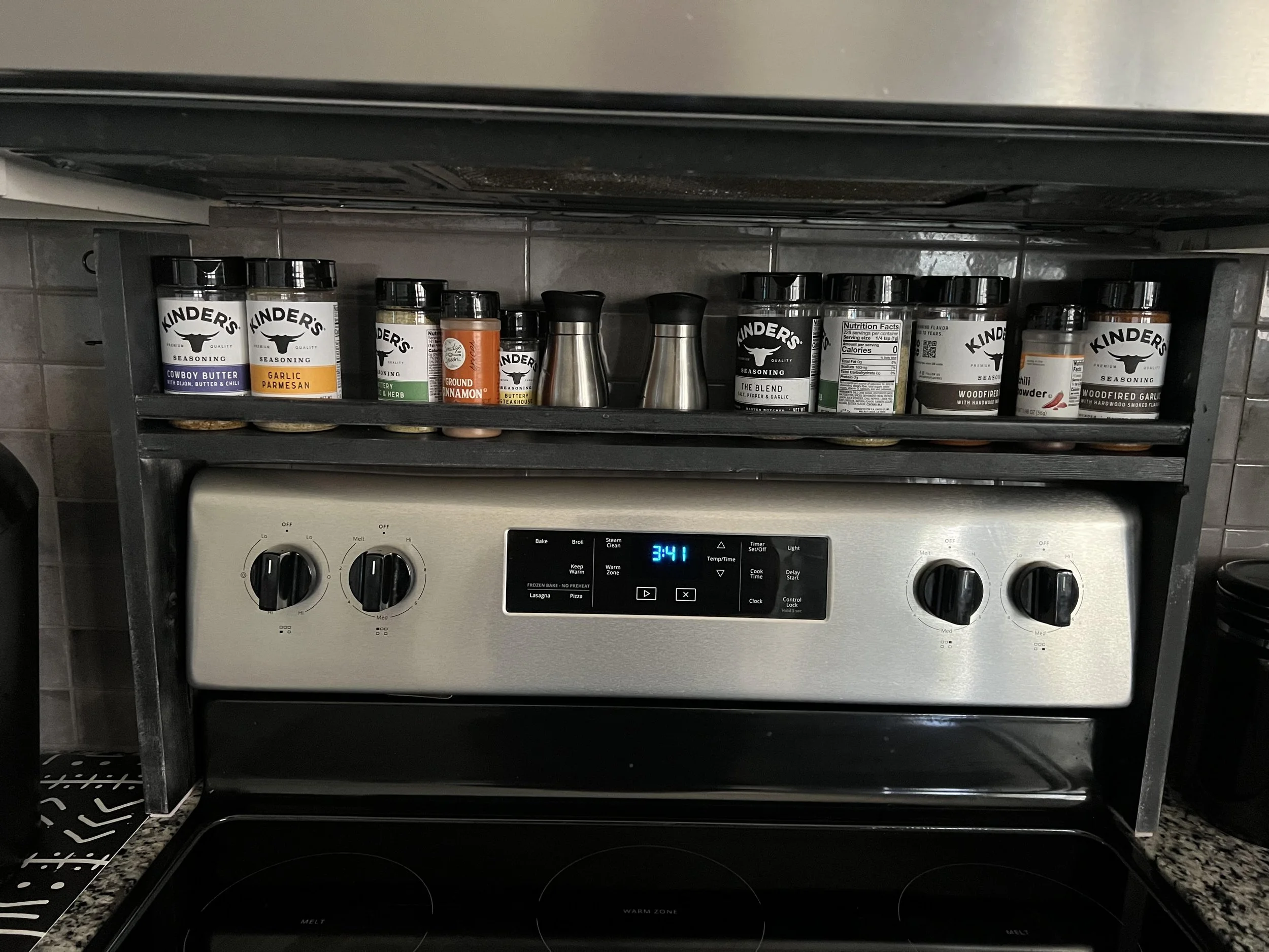 Over-the-Stove Spice Shelf