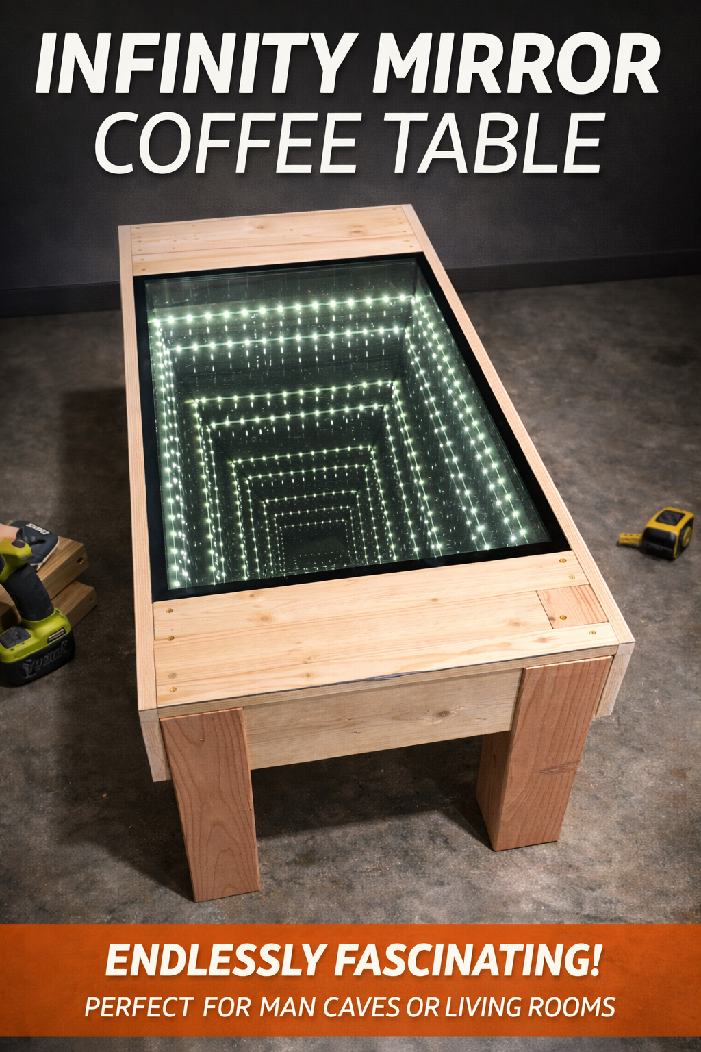 Infinity Mirror Coffee Table