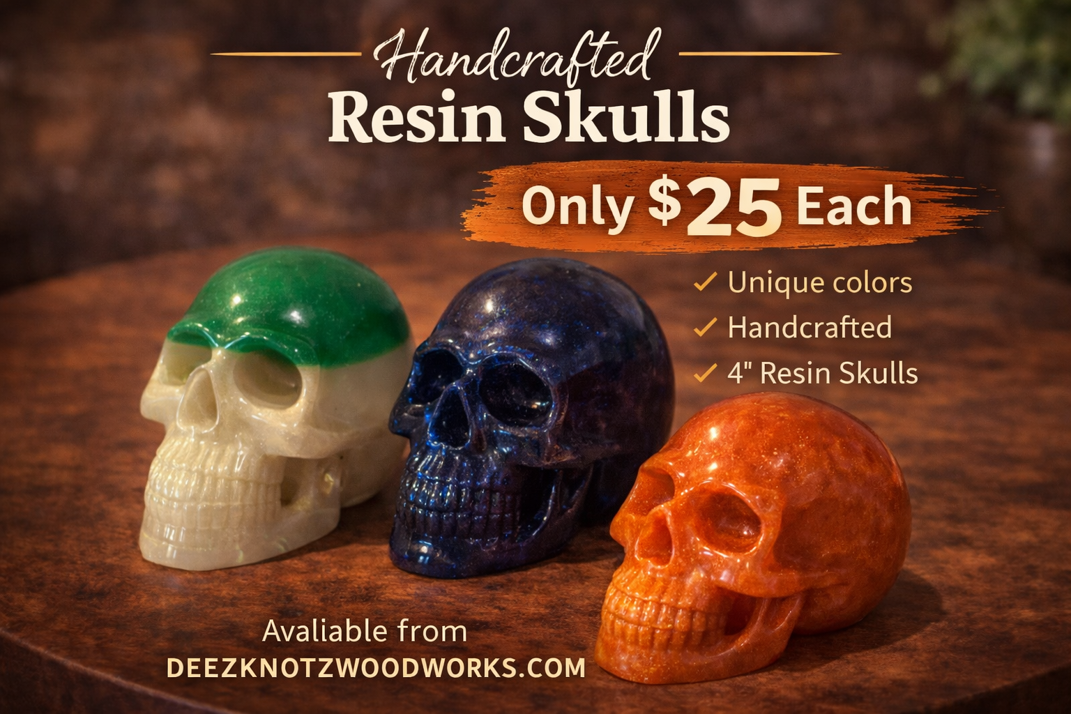 Resin Skull
