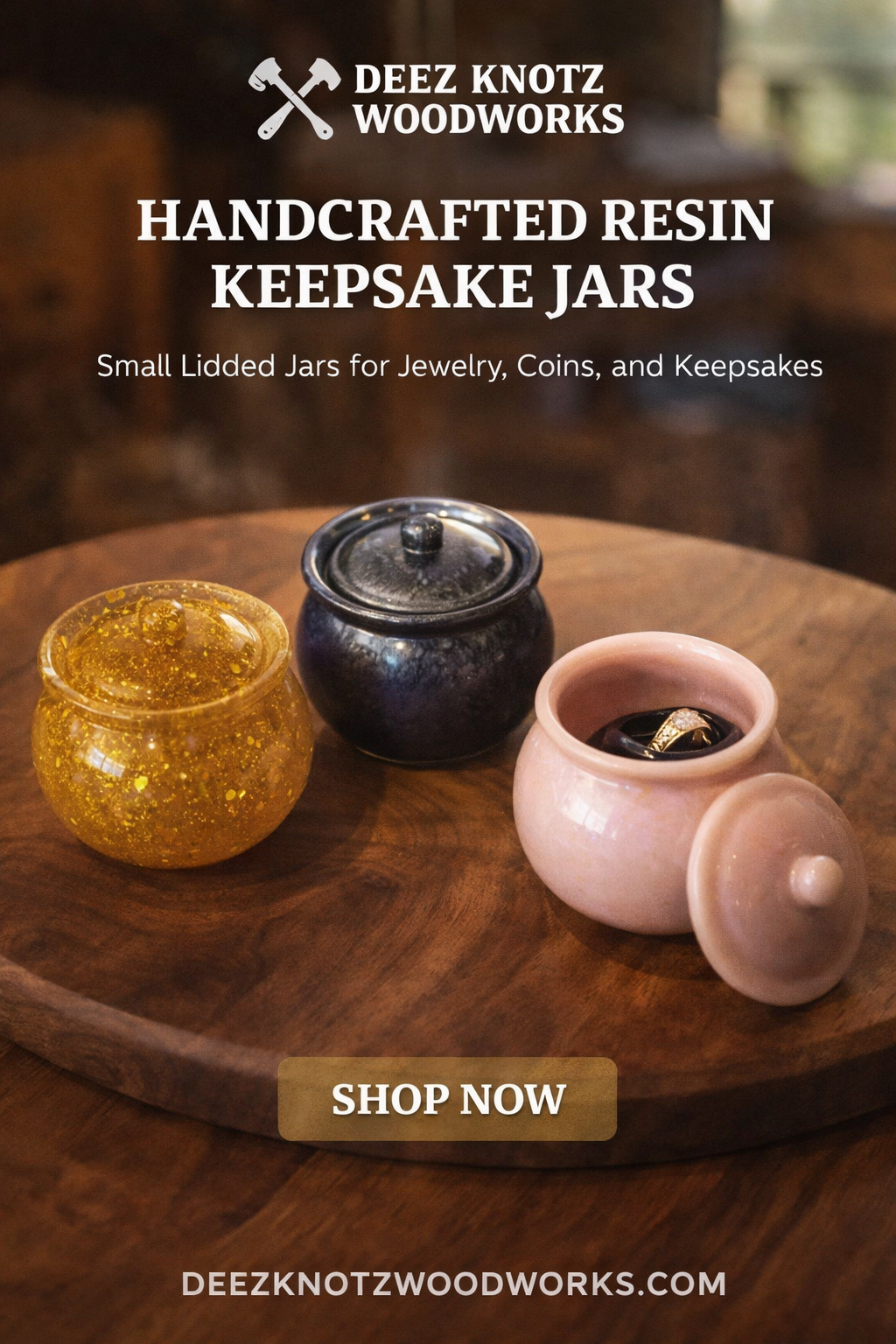 Resin Keepsake Jars