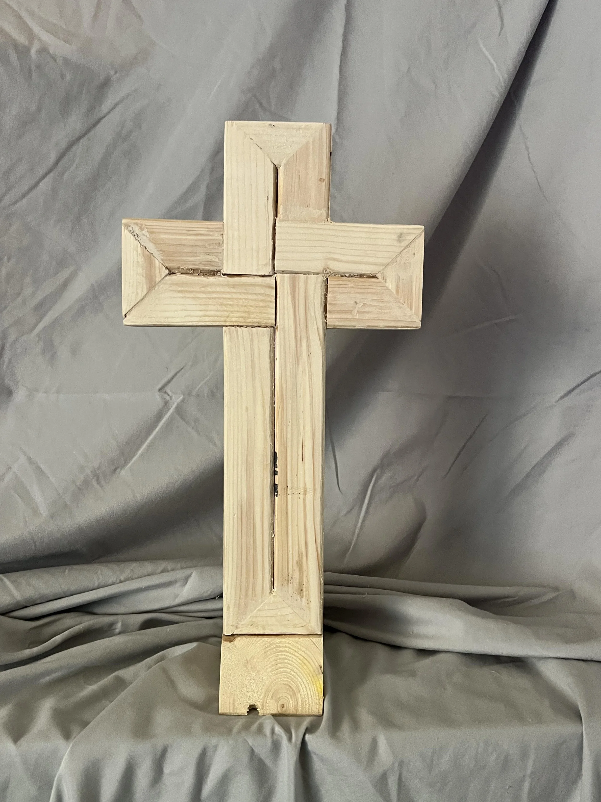 Solid Wood Cross – Freestanding Design