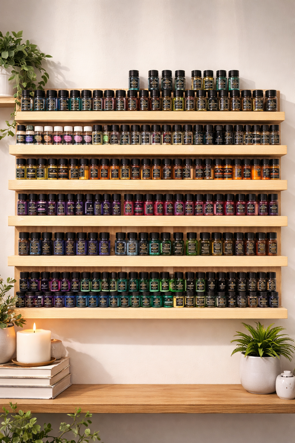 Cedar & Pine Multi-Tier Display Shelf