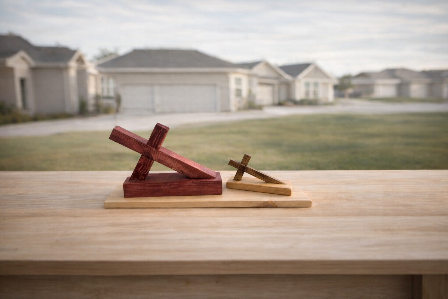 Leaning Cross Bundle