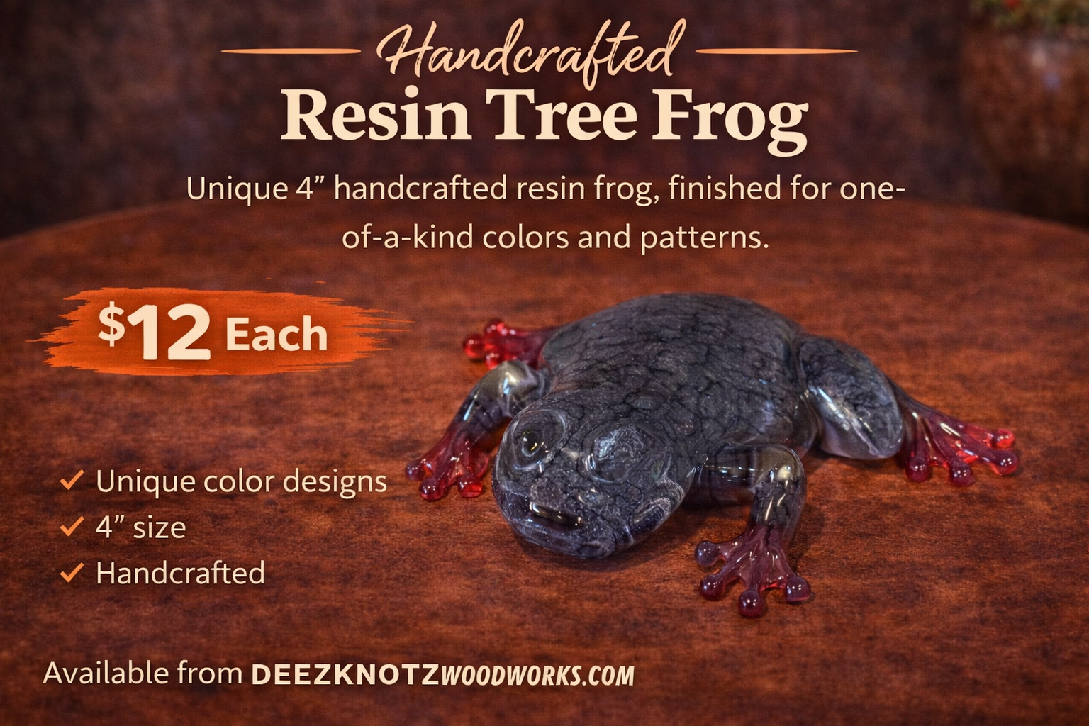 Resin Tree Frog
