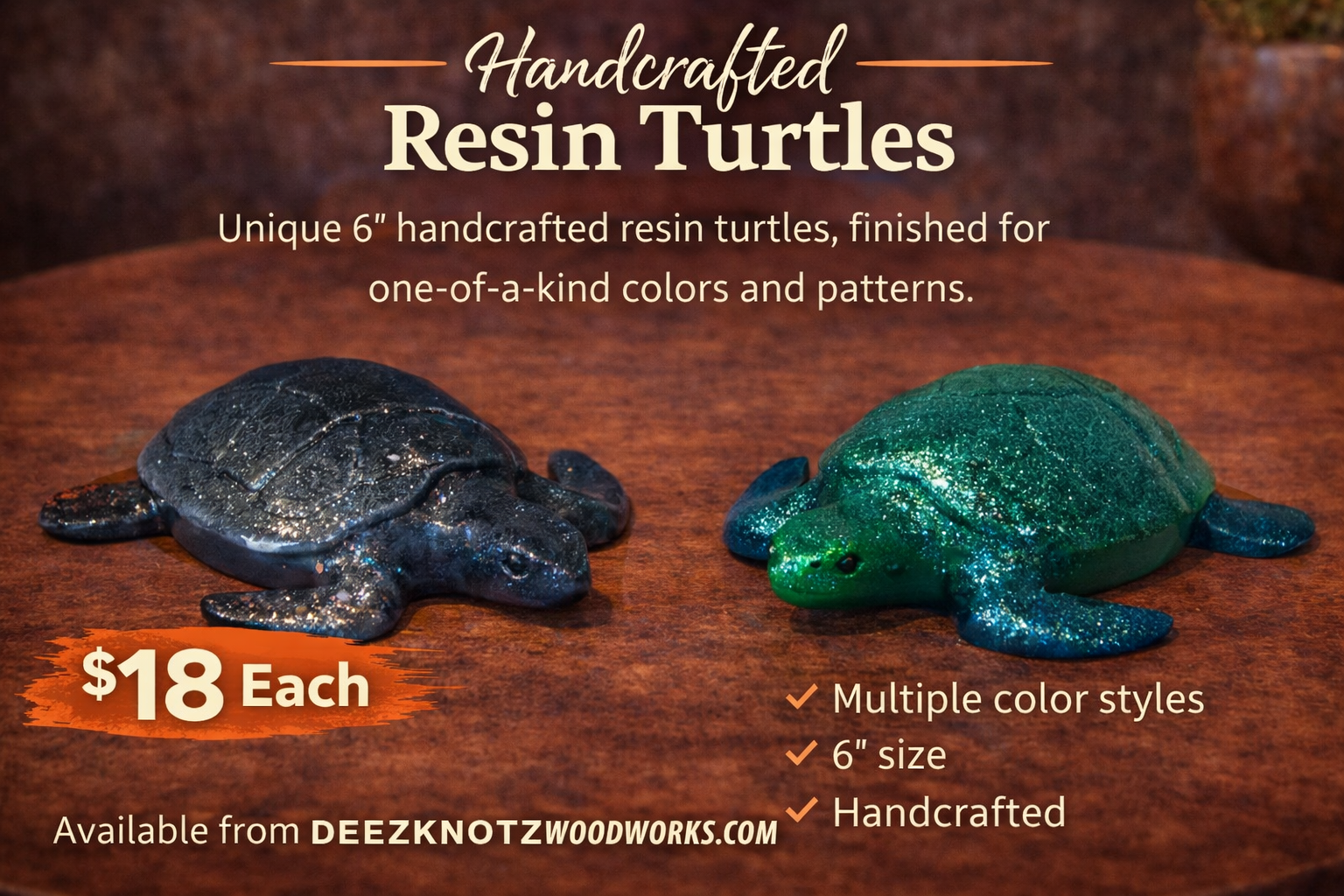 Resin Turtles