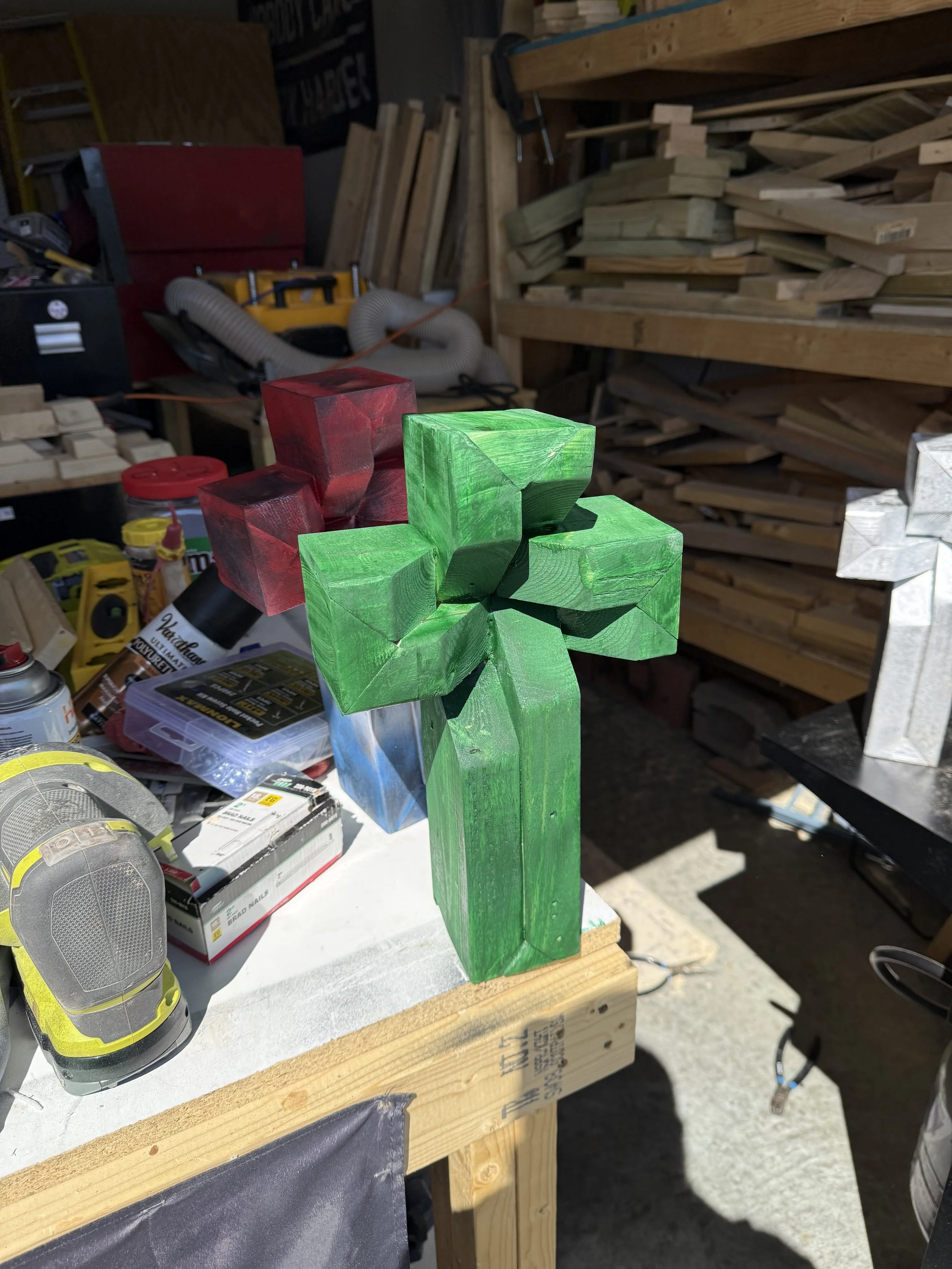 Interlocking Wooden Cross