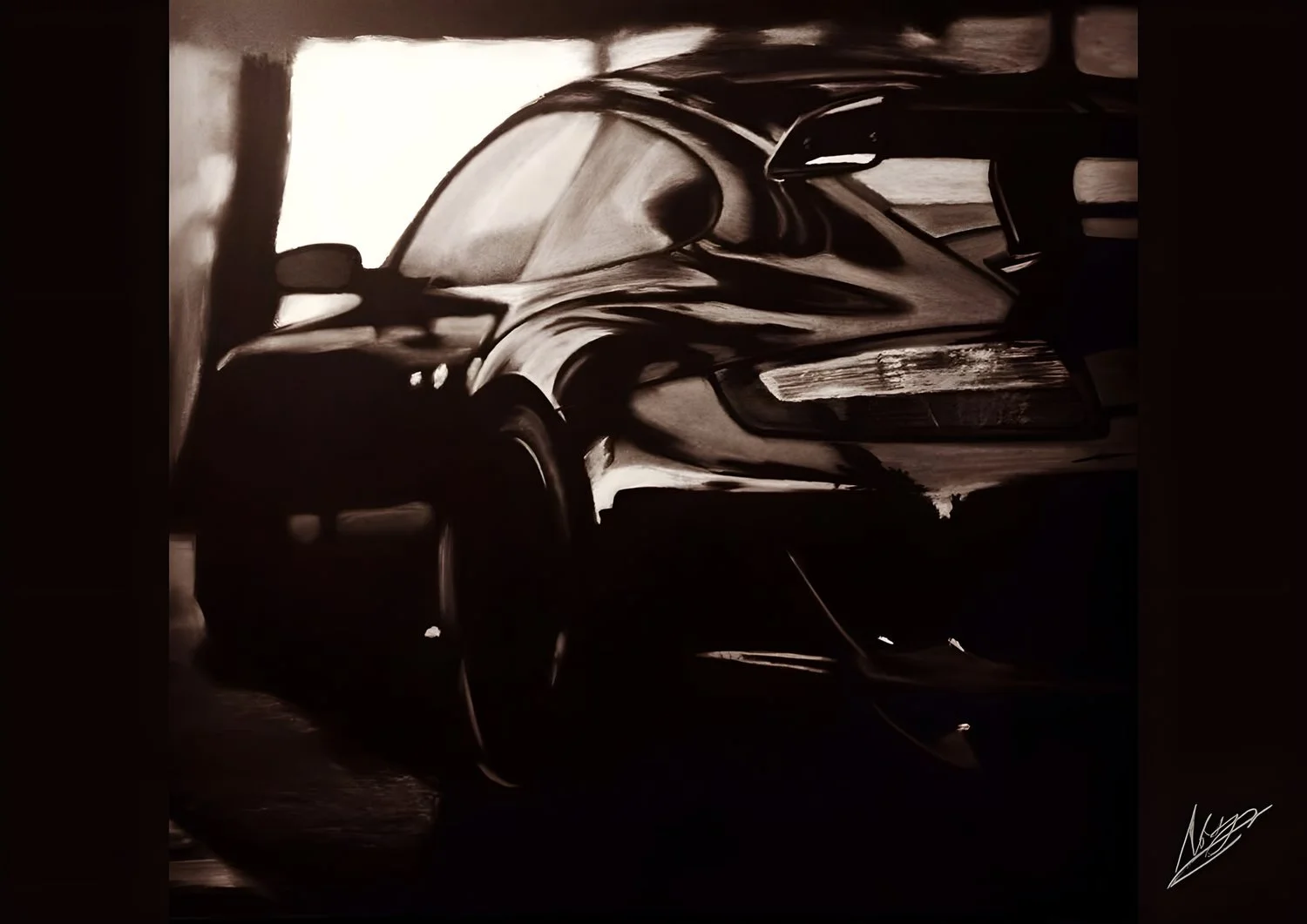 Rear View, fine art print by Rob Bateman