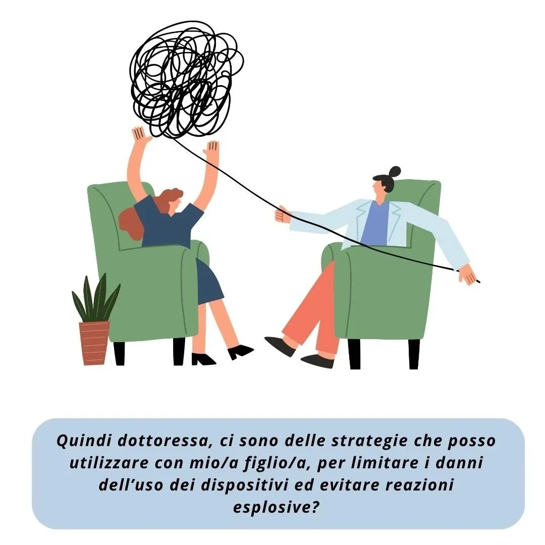 Tecniche di gestione all'utilizzo dei dispositivi per minori.