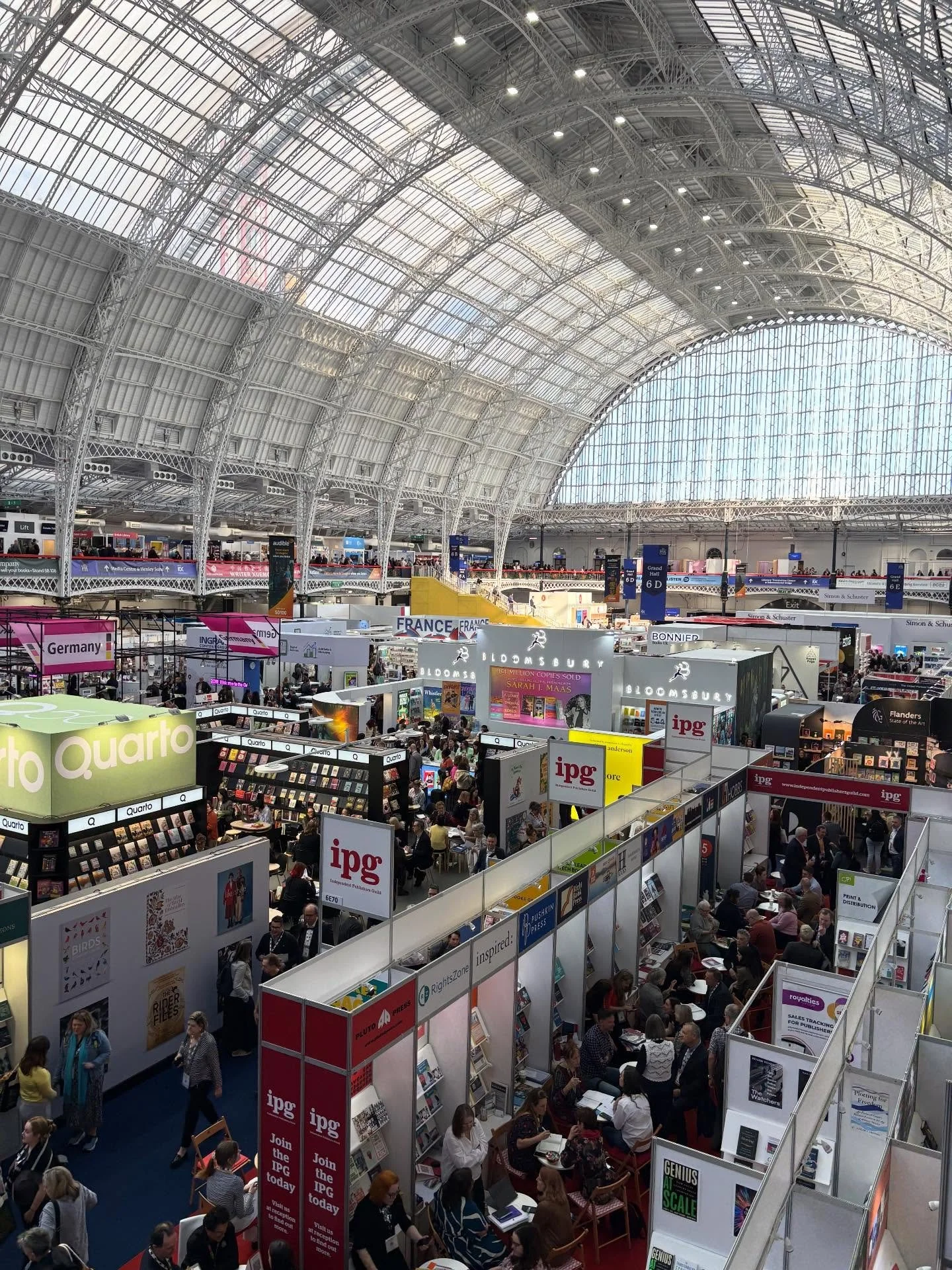 Had a fantastic day at The London Book Fair &mdash; meeting friends and clients, old and new. And just generally soaking up the buzz of the industry. A highlight was the event with English Pen about small presses. It can be easy to become cynical and