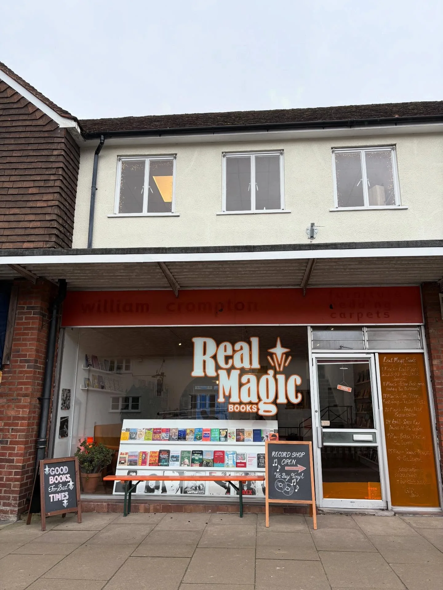 BOOKSHOP SPOTLIGHT &mdash; @realmagicbooks in Wendover. This is a special one. A beautifully airy and styled shop that almost makes it feel like a gallery. The curation of titles is always interesting and changing, and they really let stunning cover 