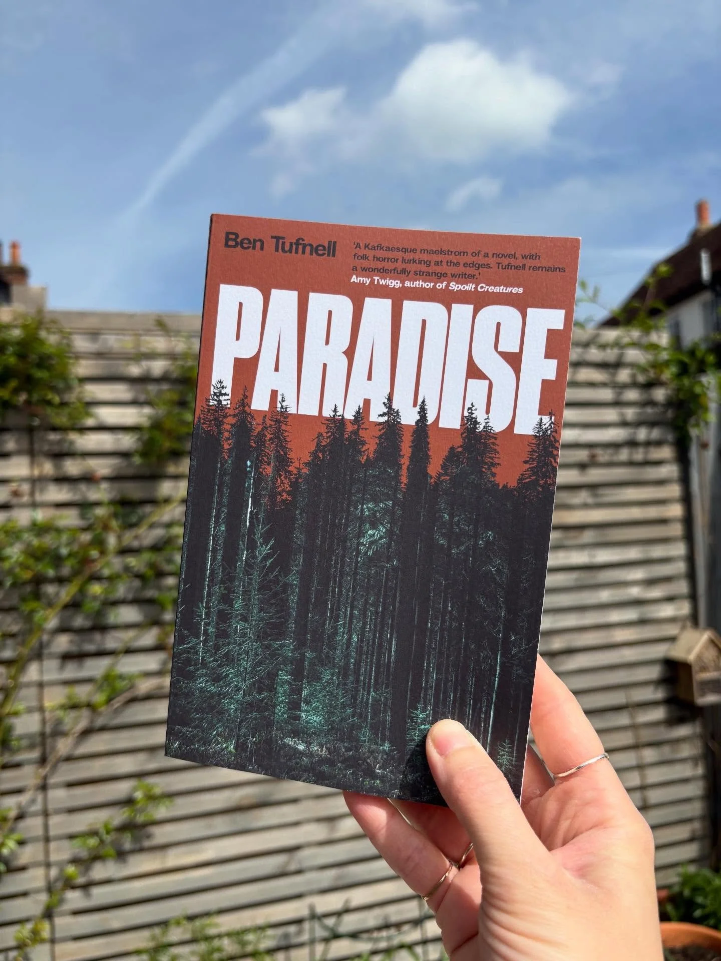 New client alert 🚨

I&rsquo;m so happy to be working with @ben_tufnell on his new novel Paradise (@influxpress).

Paradise is an eco-thriller combining elements of noir, folk horror and nature writing, addressing the most urgent of contemporary issu