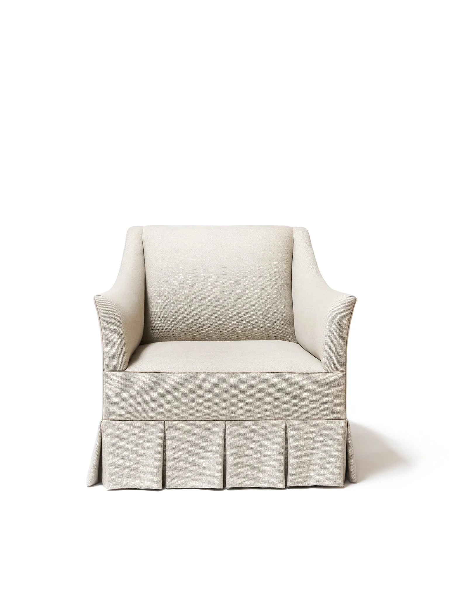 Wembley Box Pleat Skirt Chair