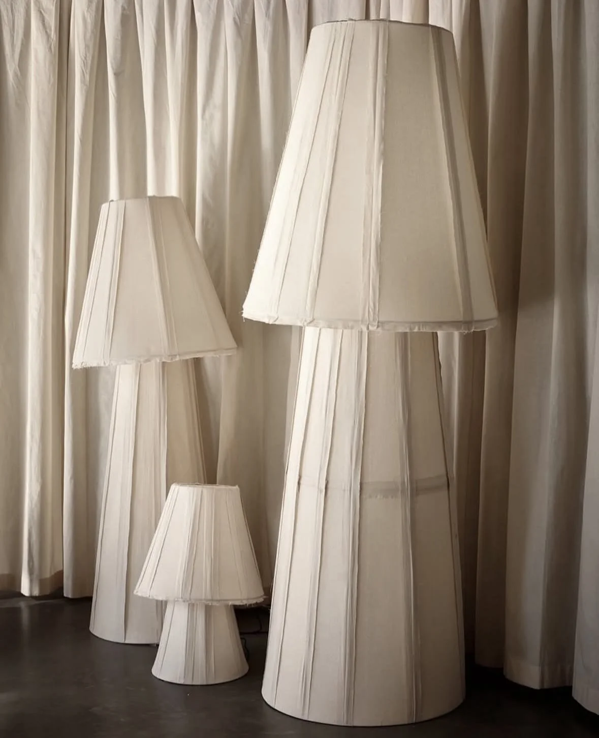 Lampes en toile de Marlo Lyda