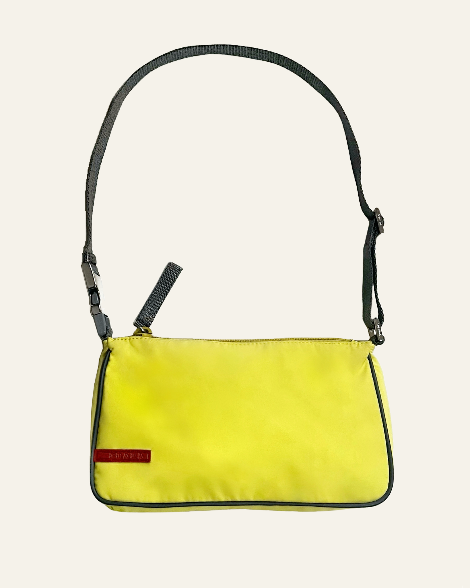 Prada sport yellow nylon mini bag