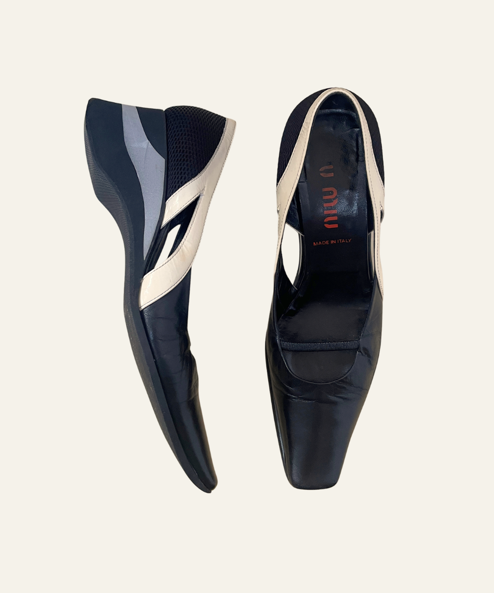 Miu Miu ss 2000 black shoes