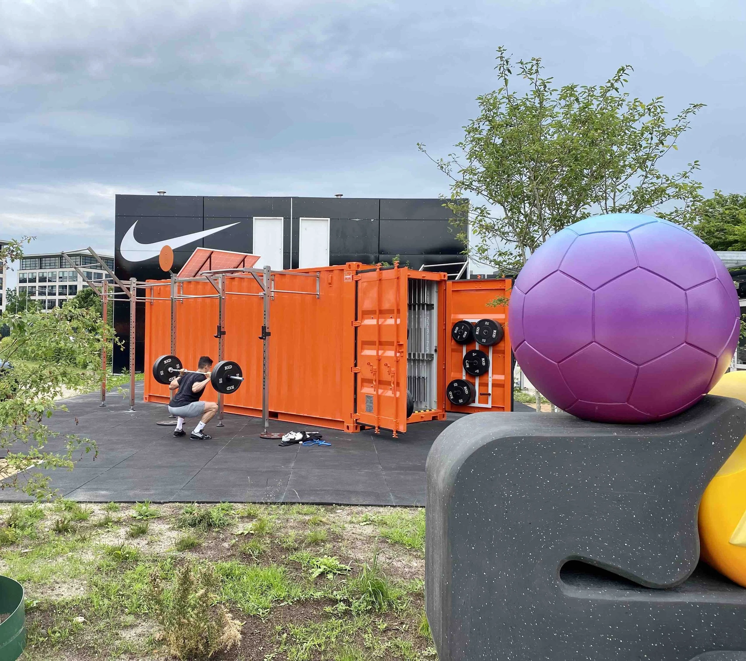 Nike’s 20ft Gymboxx