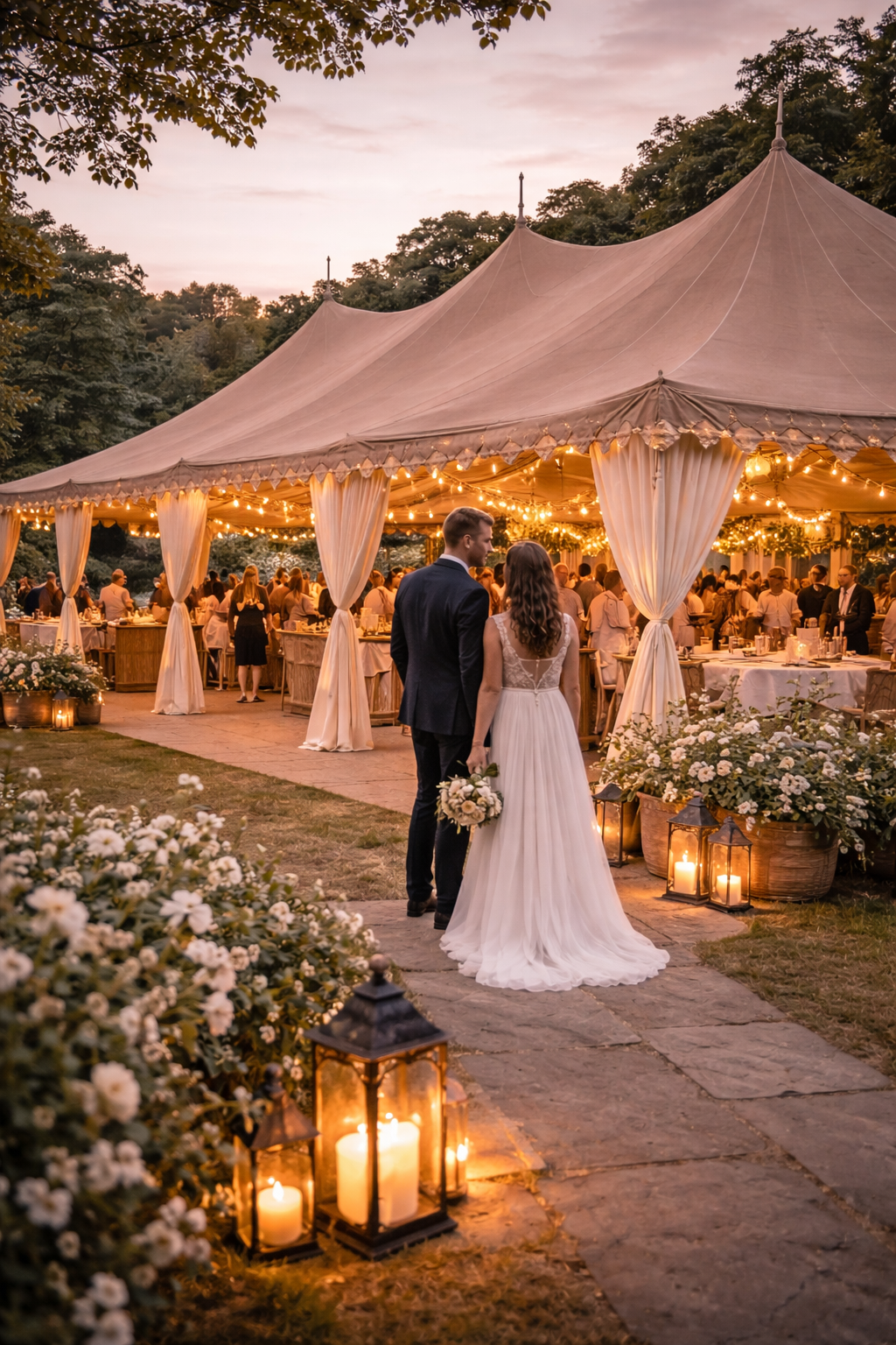 Luxurious Wedding Marquee New Forest
