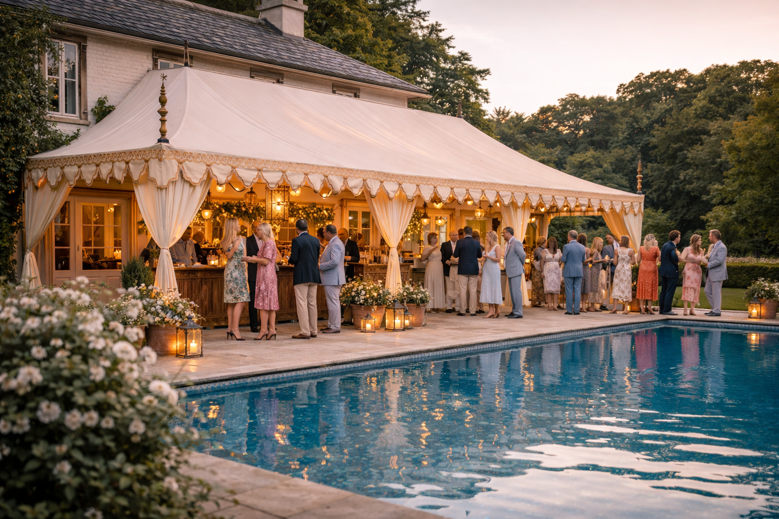 Bespoke Canvas Marquee Elegant New Forest