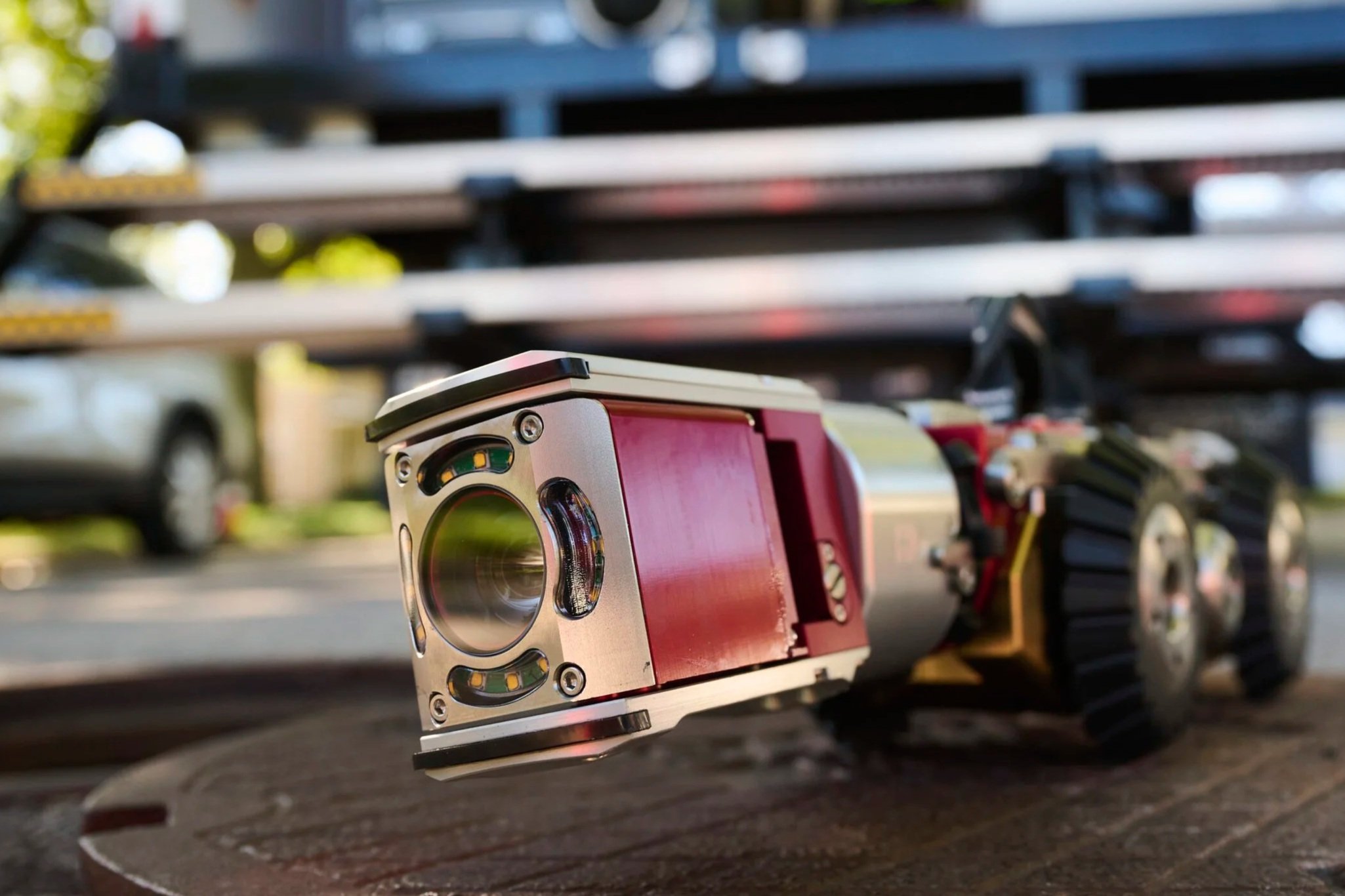 vac truck camera