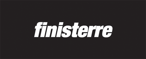 Finisterre logo on a black background