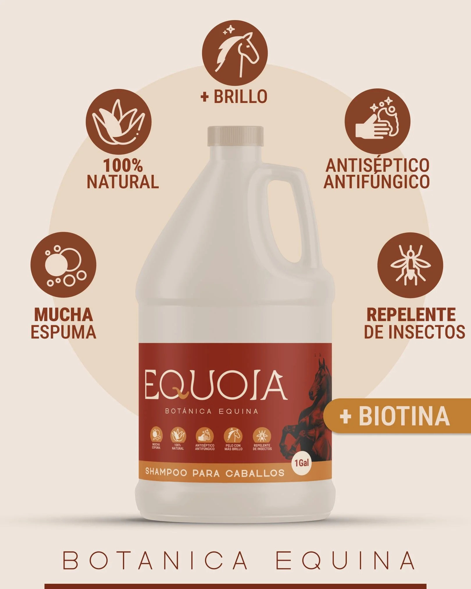 Este no es &ldquo;otro&rdquo; shampoo para caballos.

Es la forma en la que empieza a cambiar el ba&ntilde;o de tu caballo: se ve mejor, se siente mejor&hellip; y t&uacute; te quedas m&aacute;s tranquilo con su cuidado. ✨

Su f&oacute;rmula bot&aacut