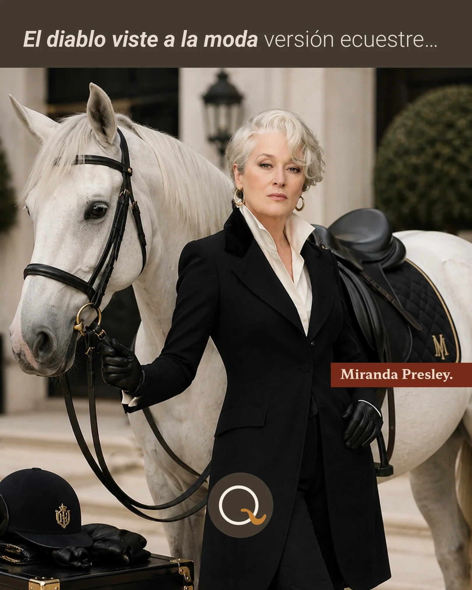 Si El diablo viste a la moda fuera ecuestre, el estilo no se quedar&iacute;a solo en el outfit&hellip; tambi&eacute;n se notar&iacute;a en la energ&iacute;a que proyectas junto a tu caballo. 🐴🖤

Porque a veces no se trata solo de montar, sino de c&