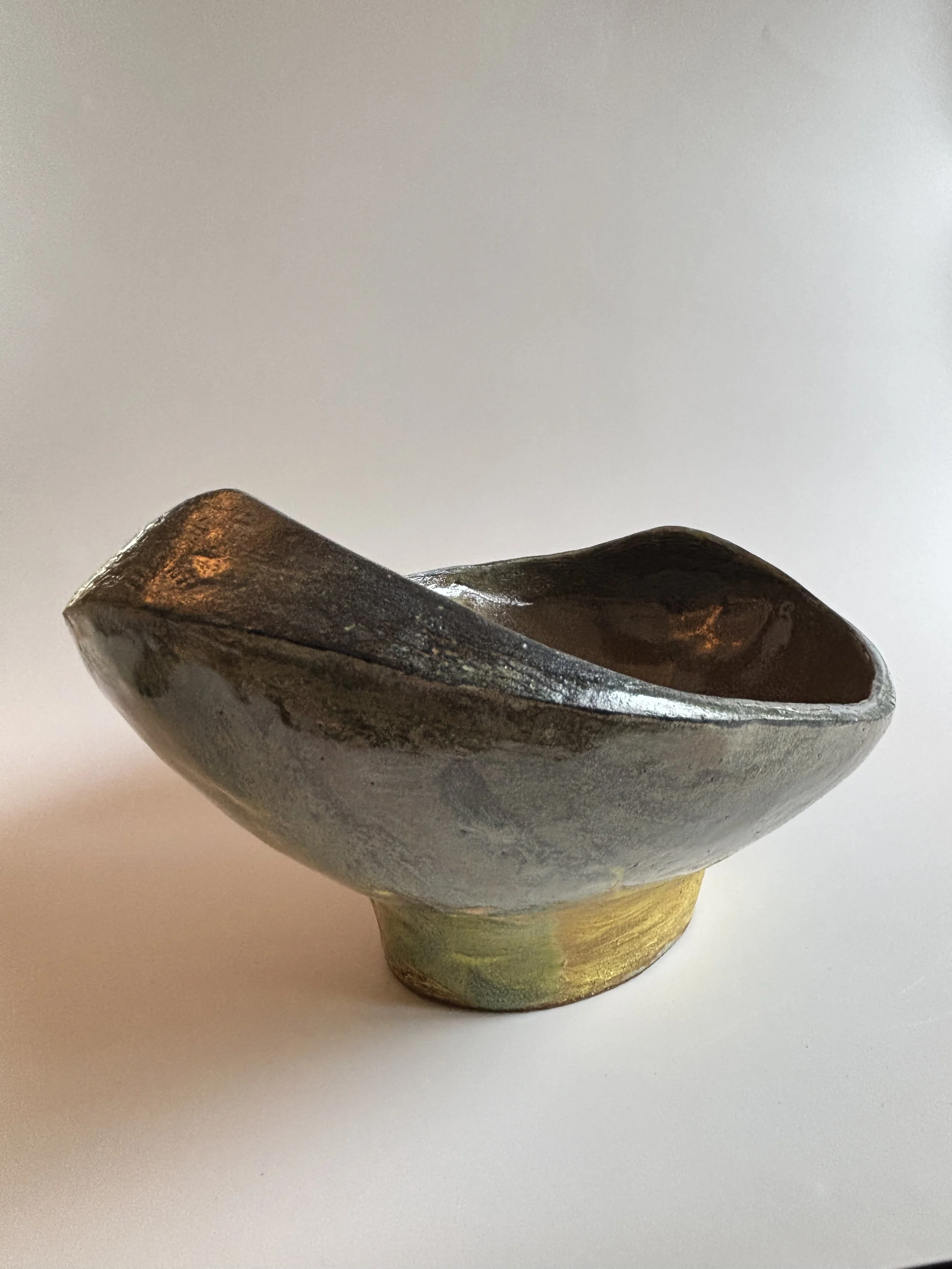 vessel with underglaze