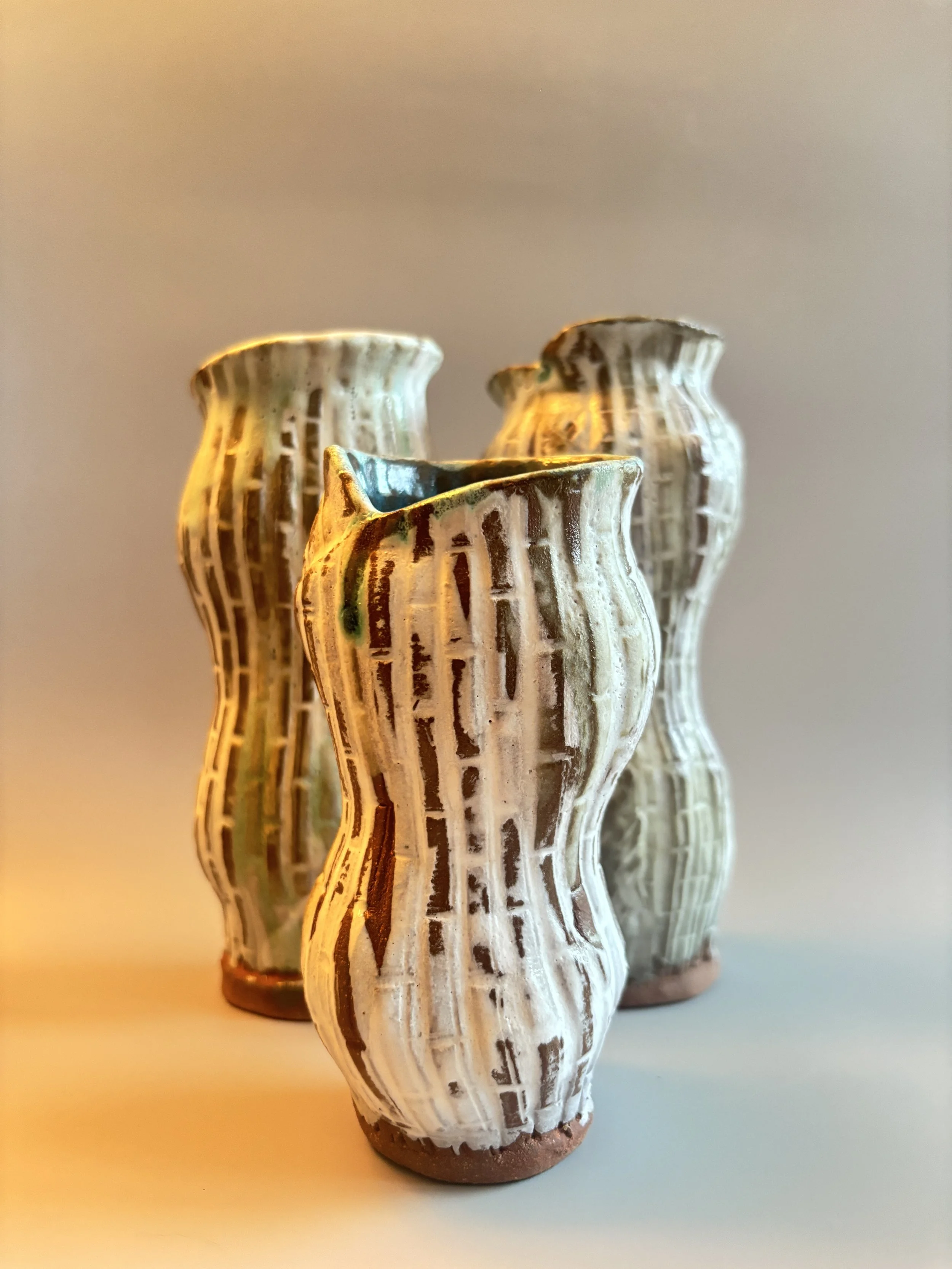 3 vases