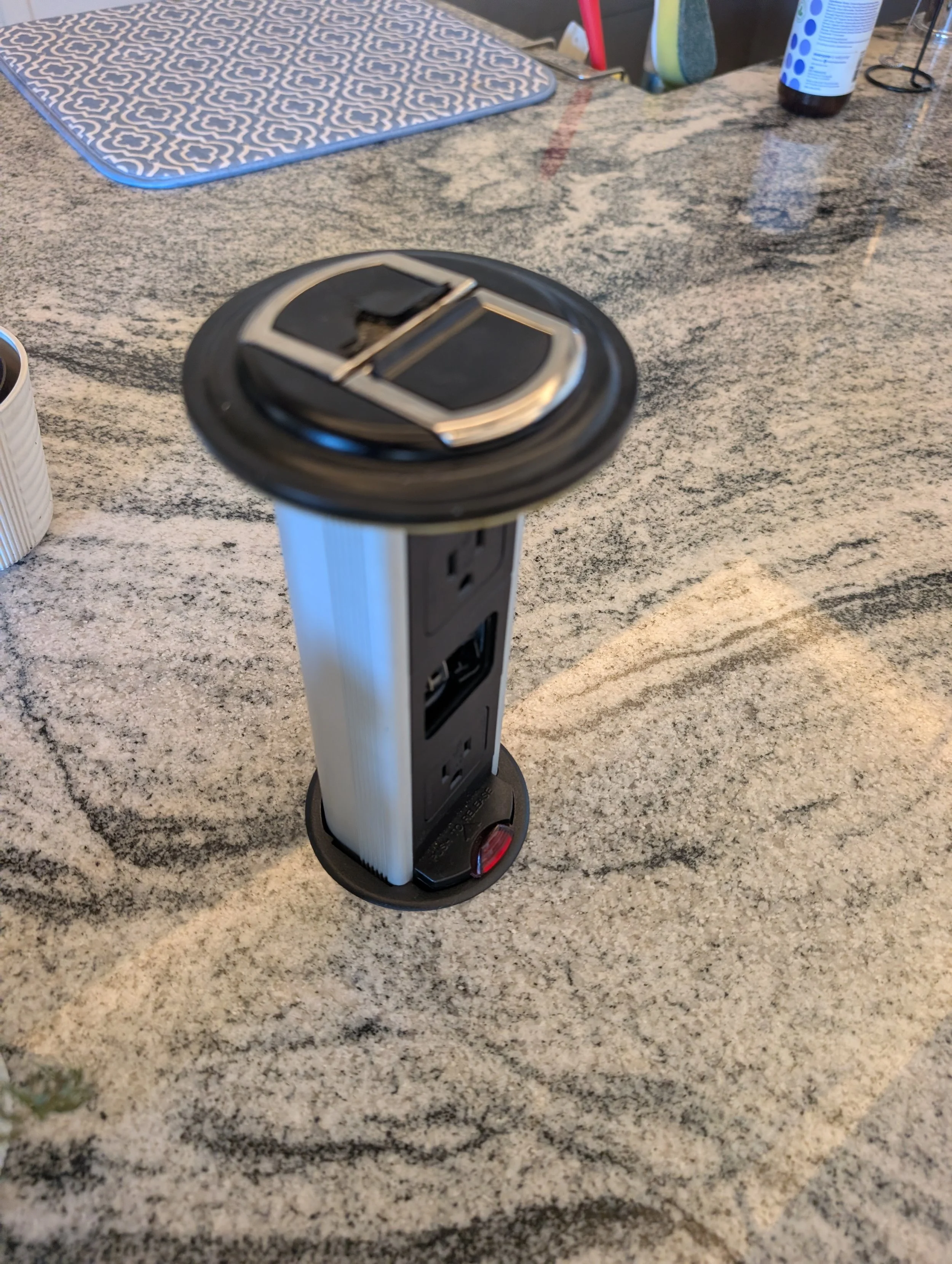 Countertop top plug replacement in Denton, TX - before