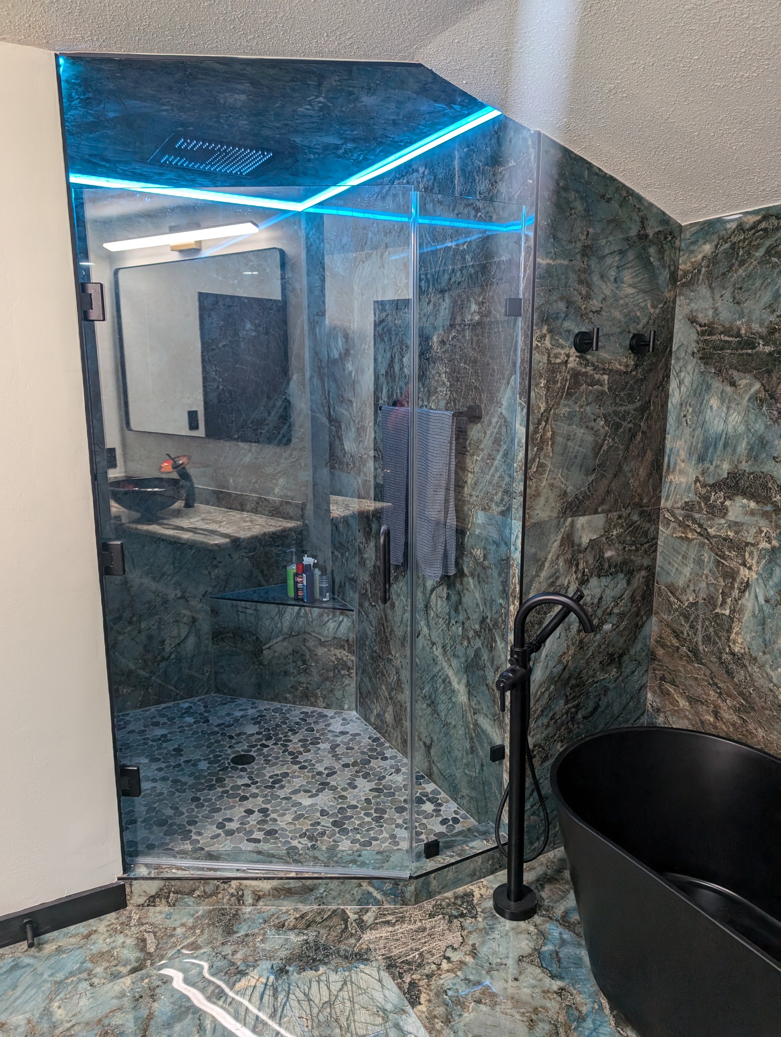 Denton TX Bathroom remodel shower/tub after