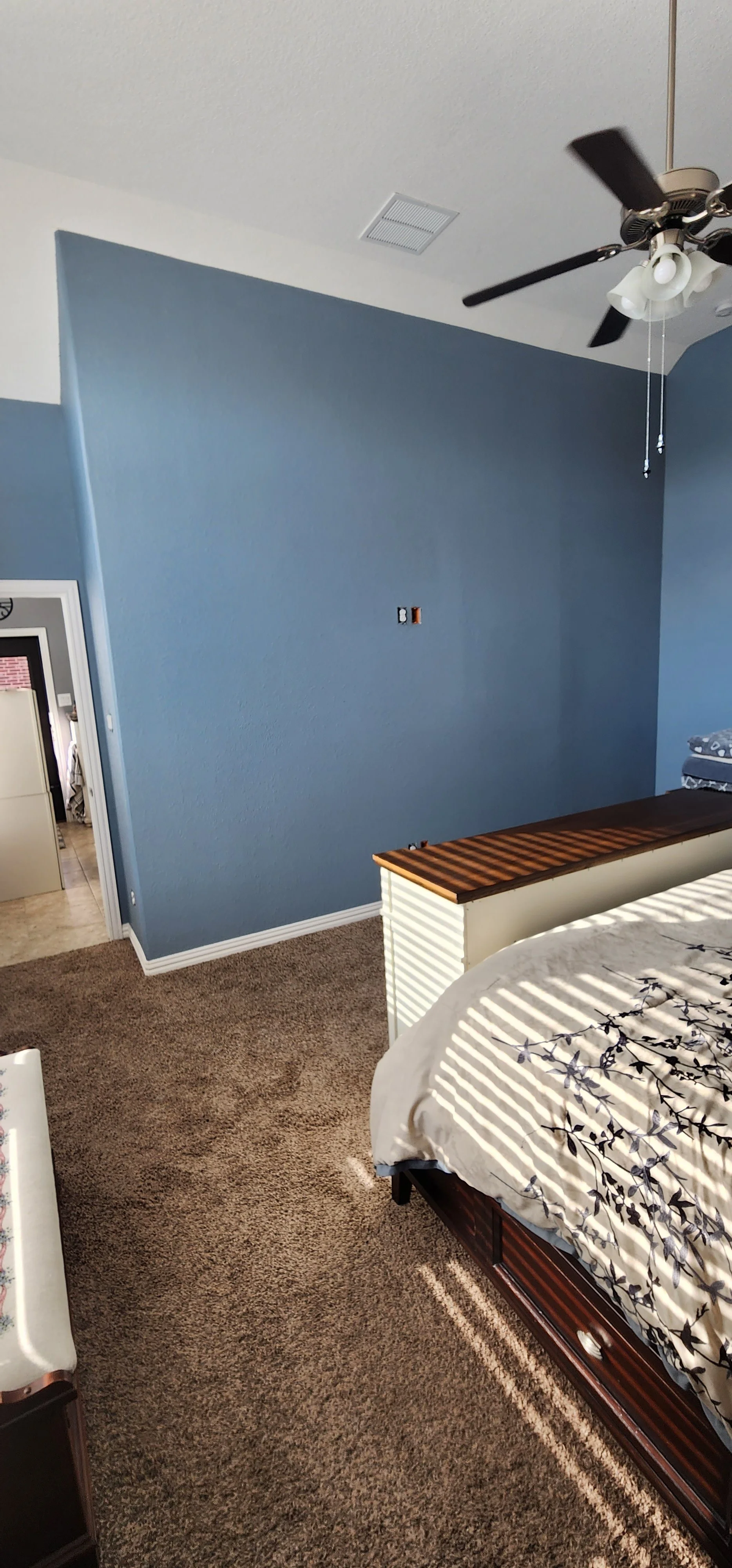 For Worth Dining Room Cabinet build out - bedroom side - after