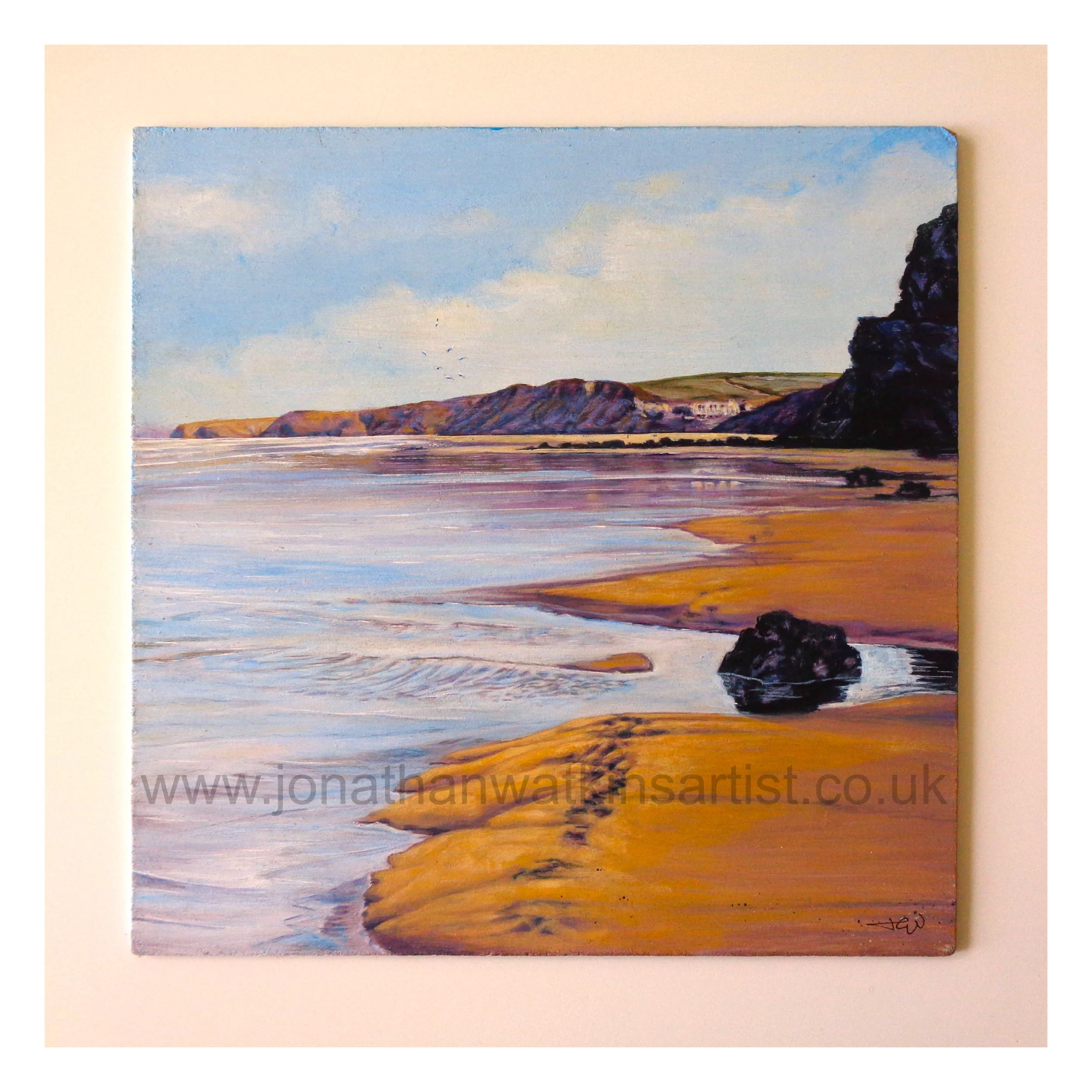 Walk to Watergate Original Painting