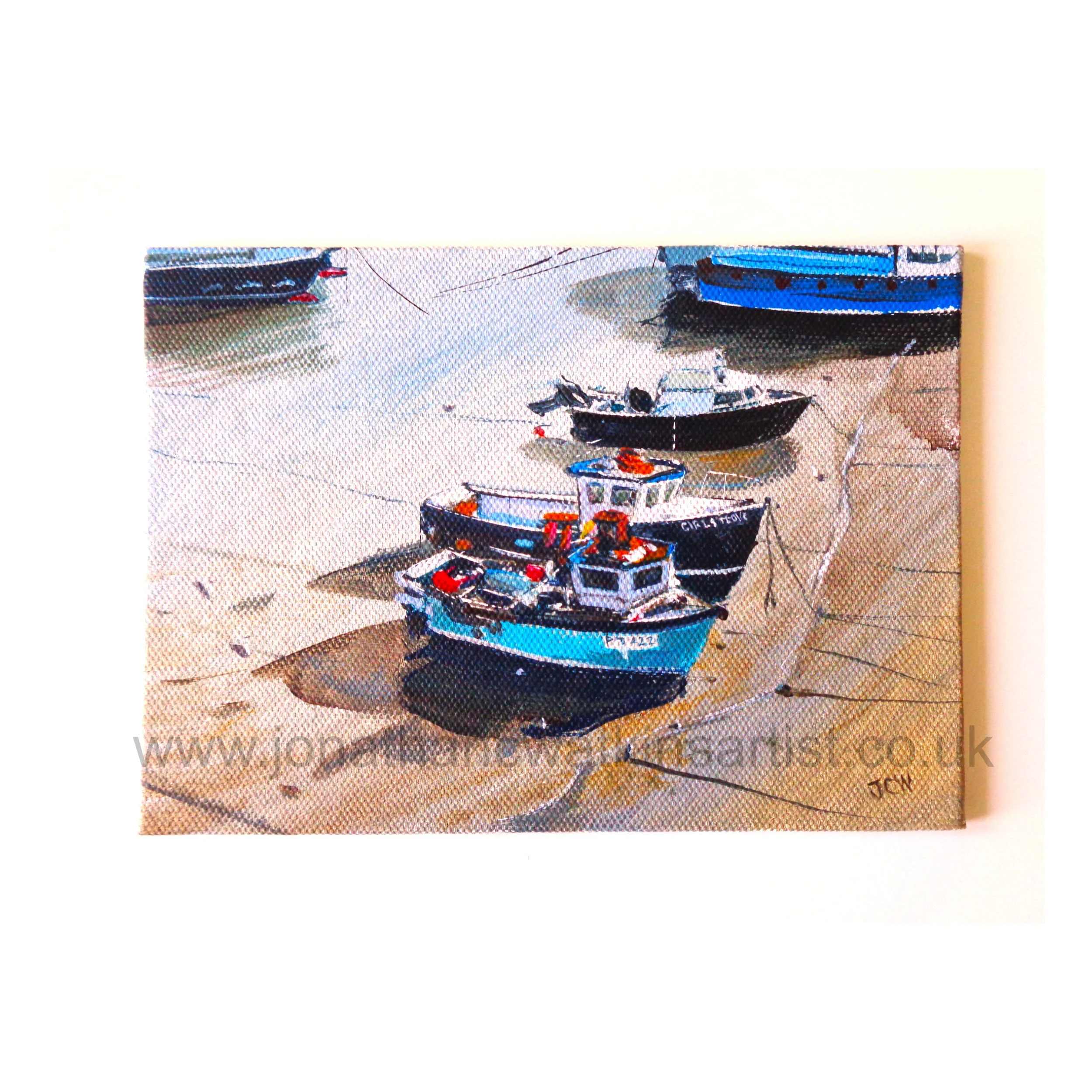 Fishing Boats Original Sketch