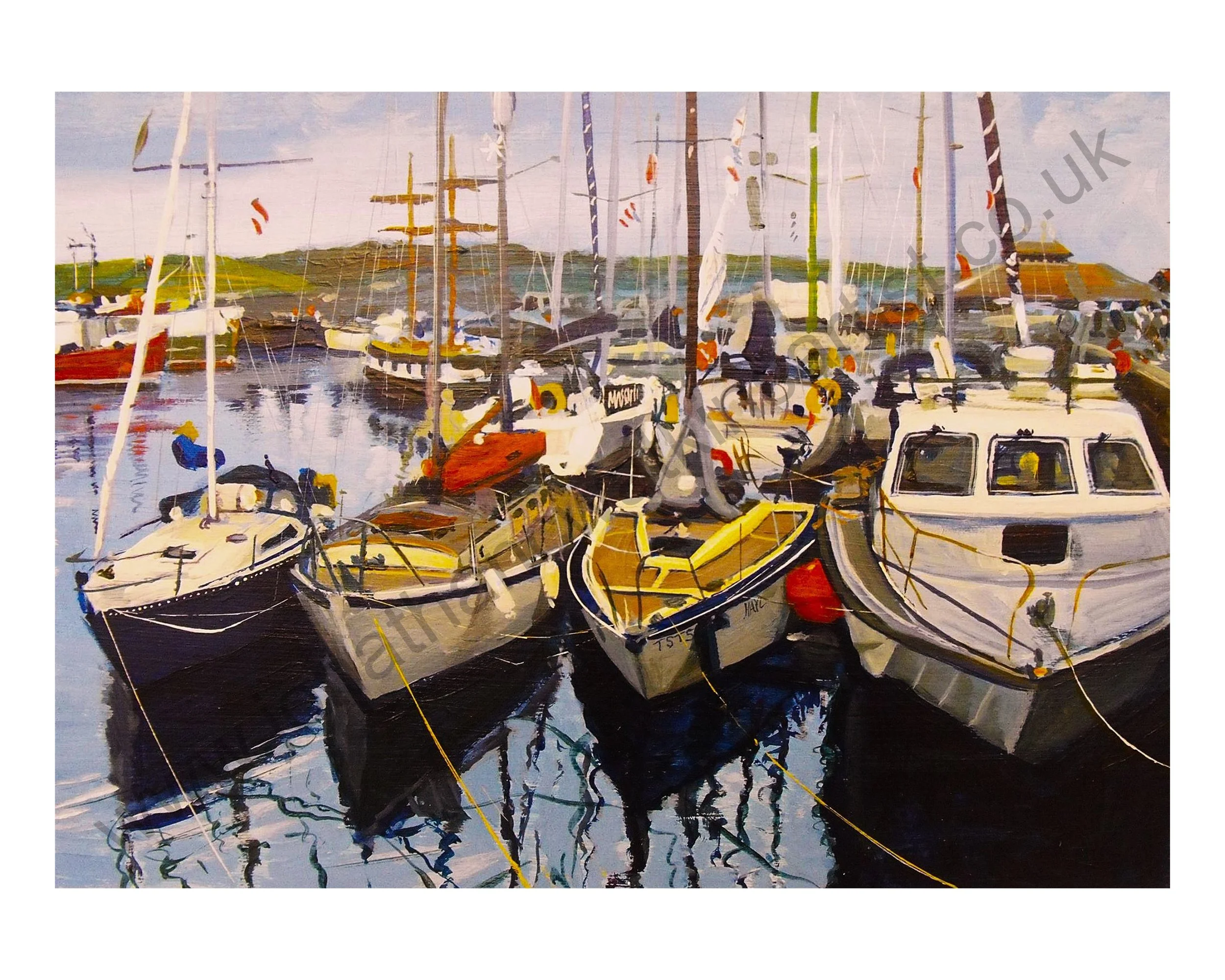 Padstow Harbour lll Art Card