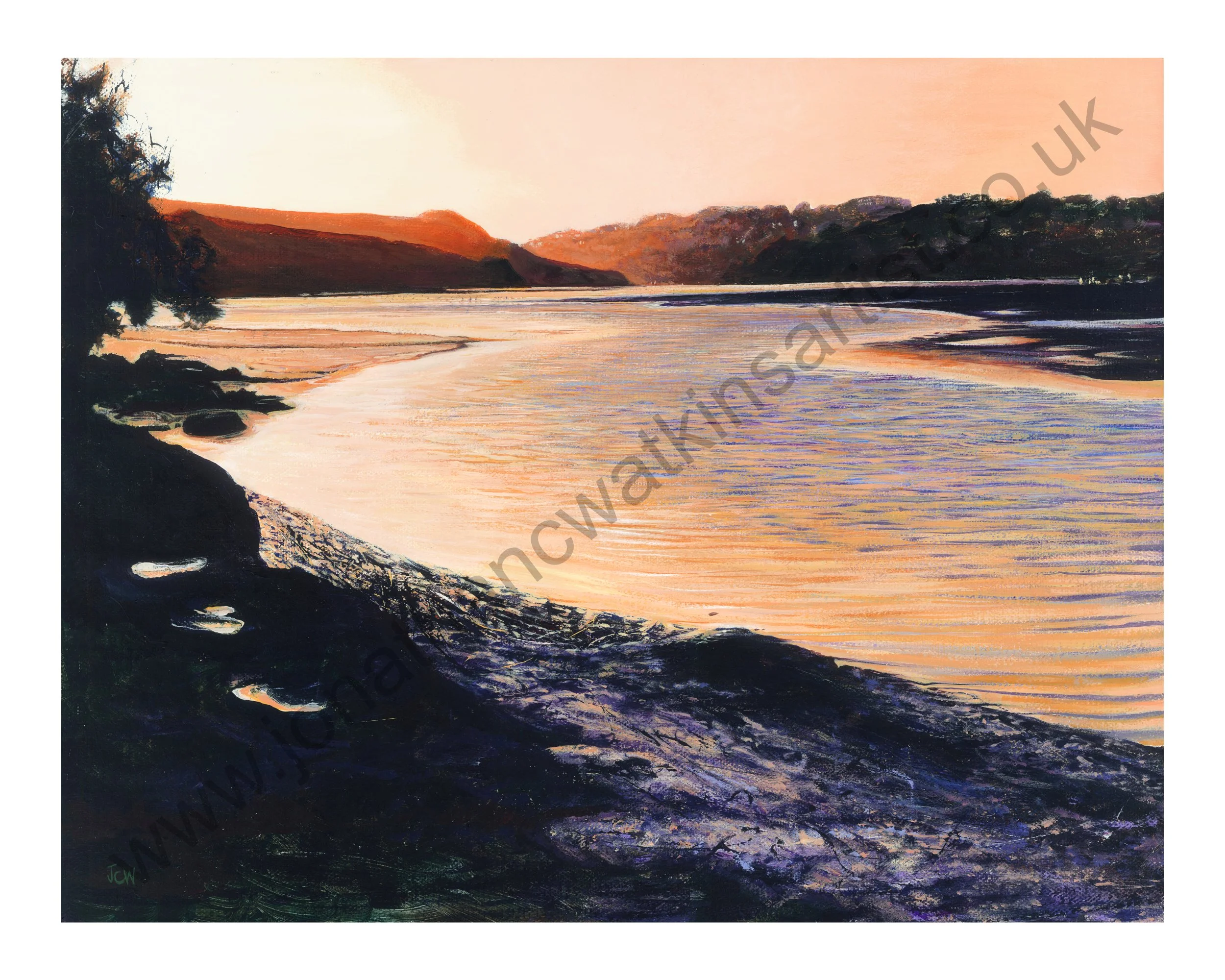 Gannel Sunset Card