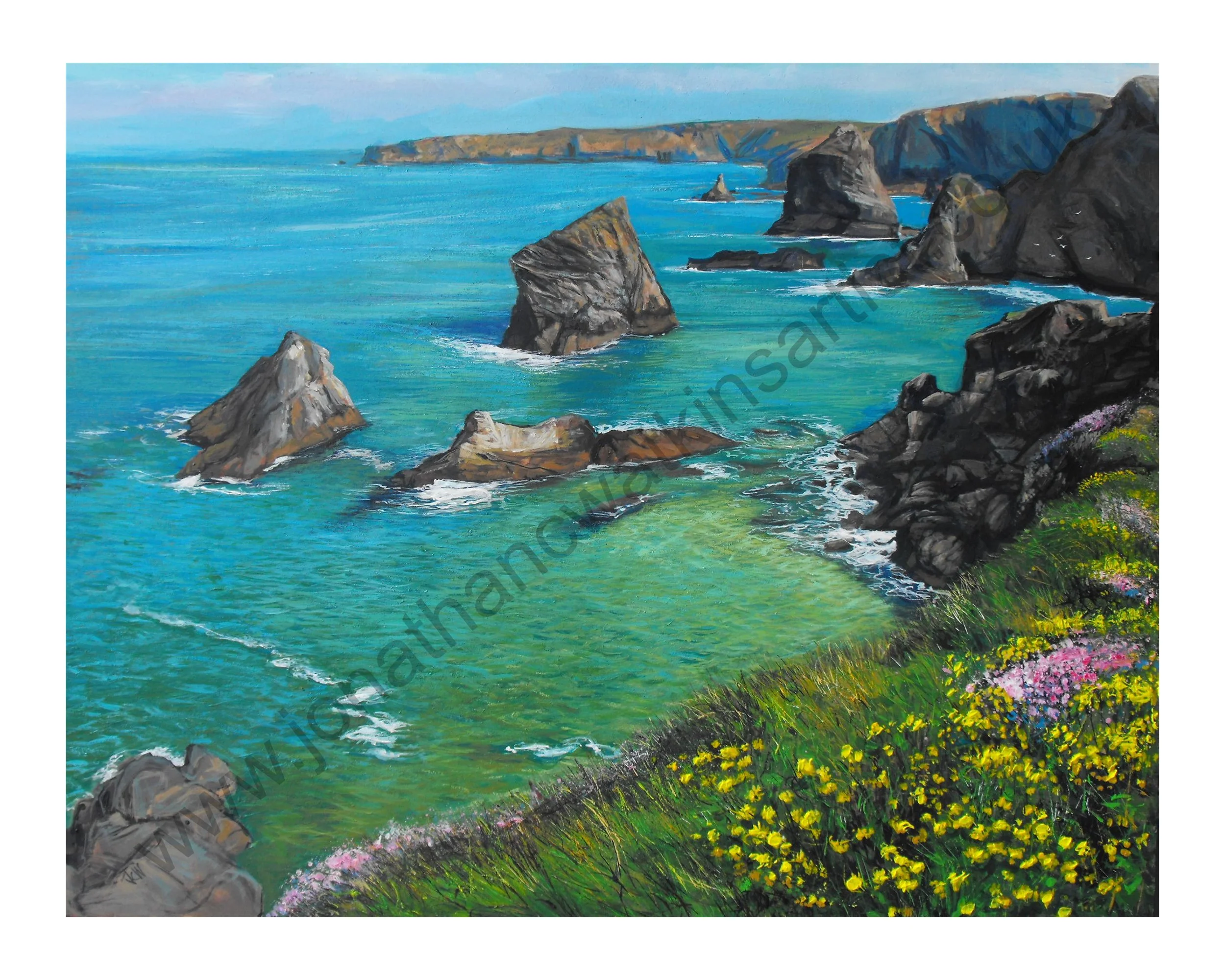 Bedruthan Steps Card