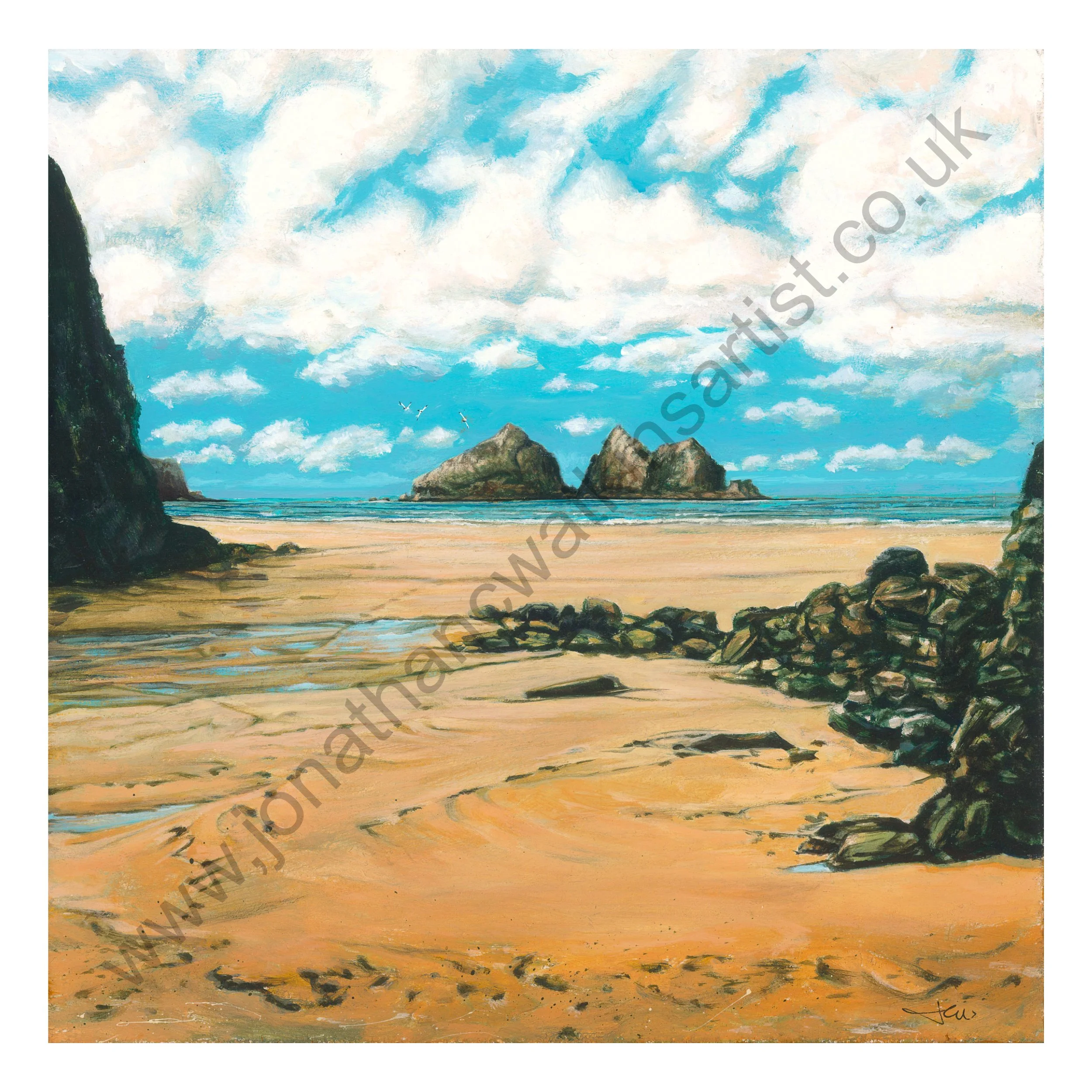 Holywell Bay Card