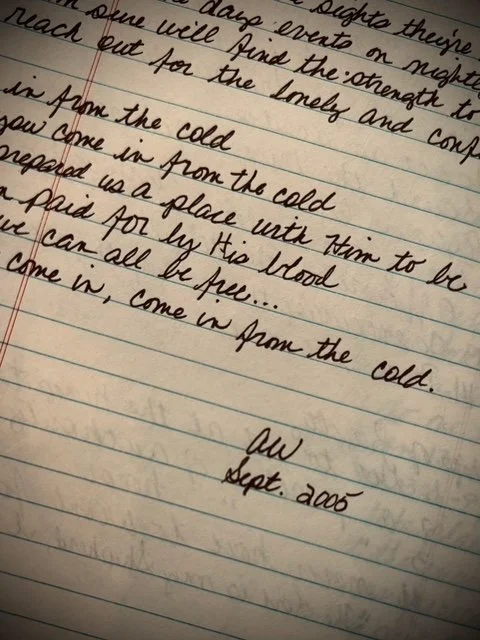 “Come in from the Cold”