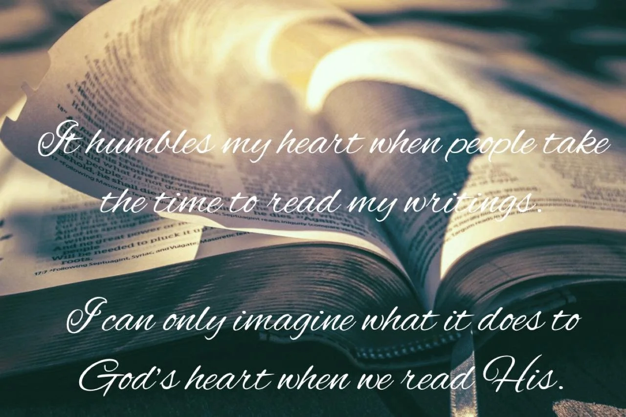 When someone reads my writings