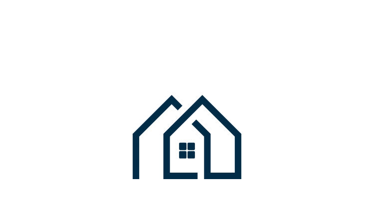 Logo of a house representing property management coordination.