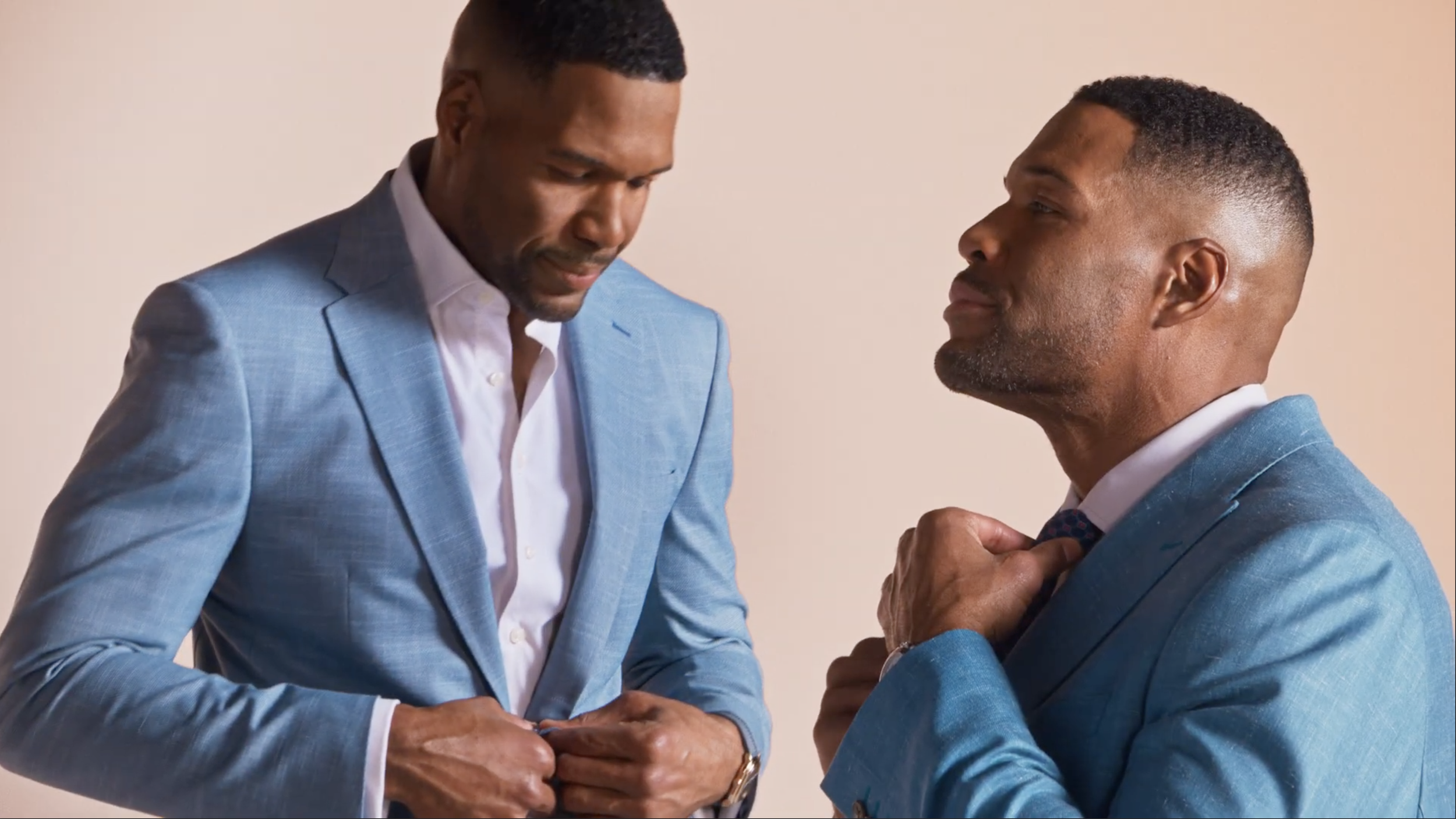 Video and Still Photography for Michael Strahan Custom Suits