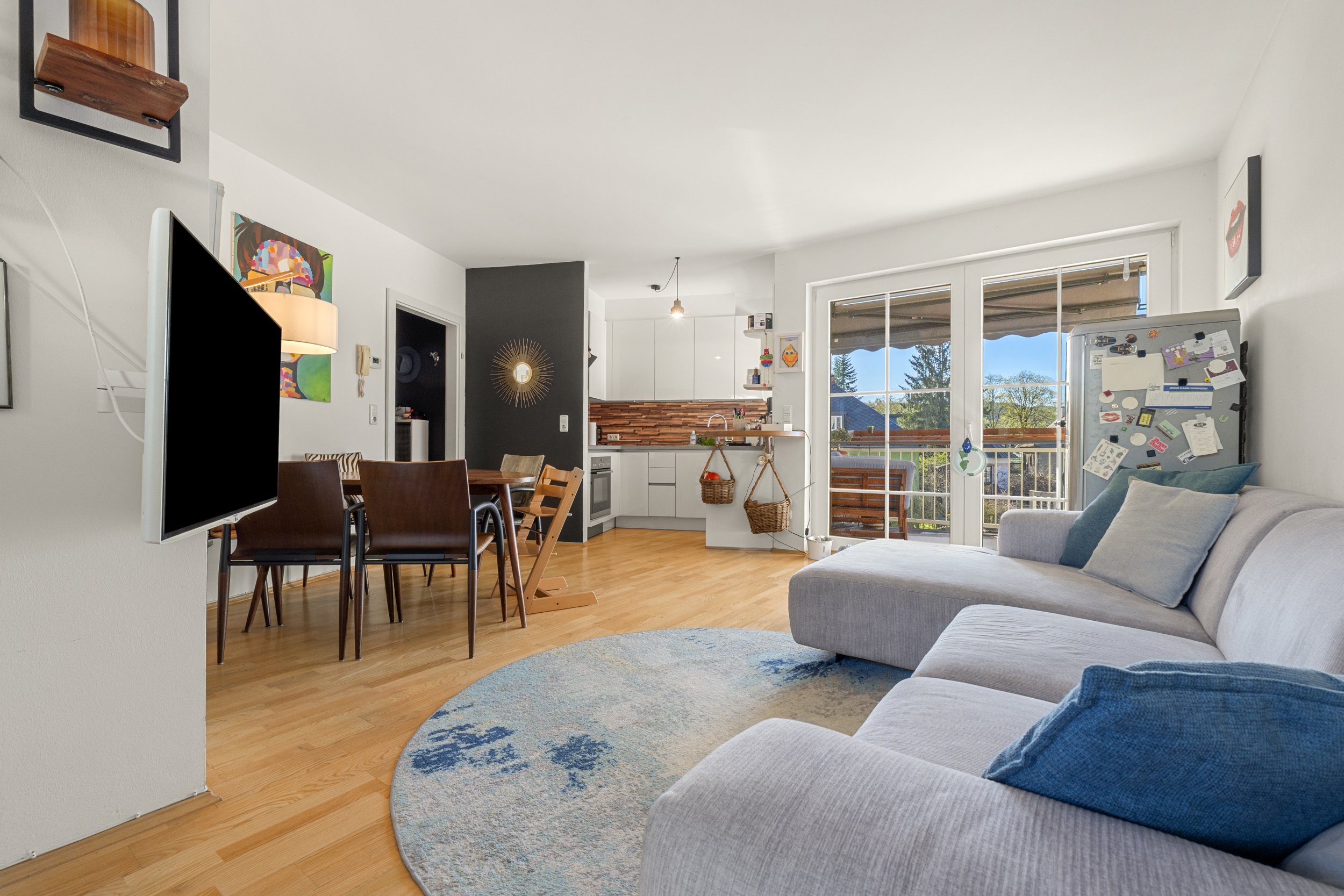 Offener Wohnbereich.