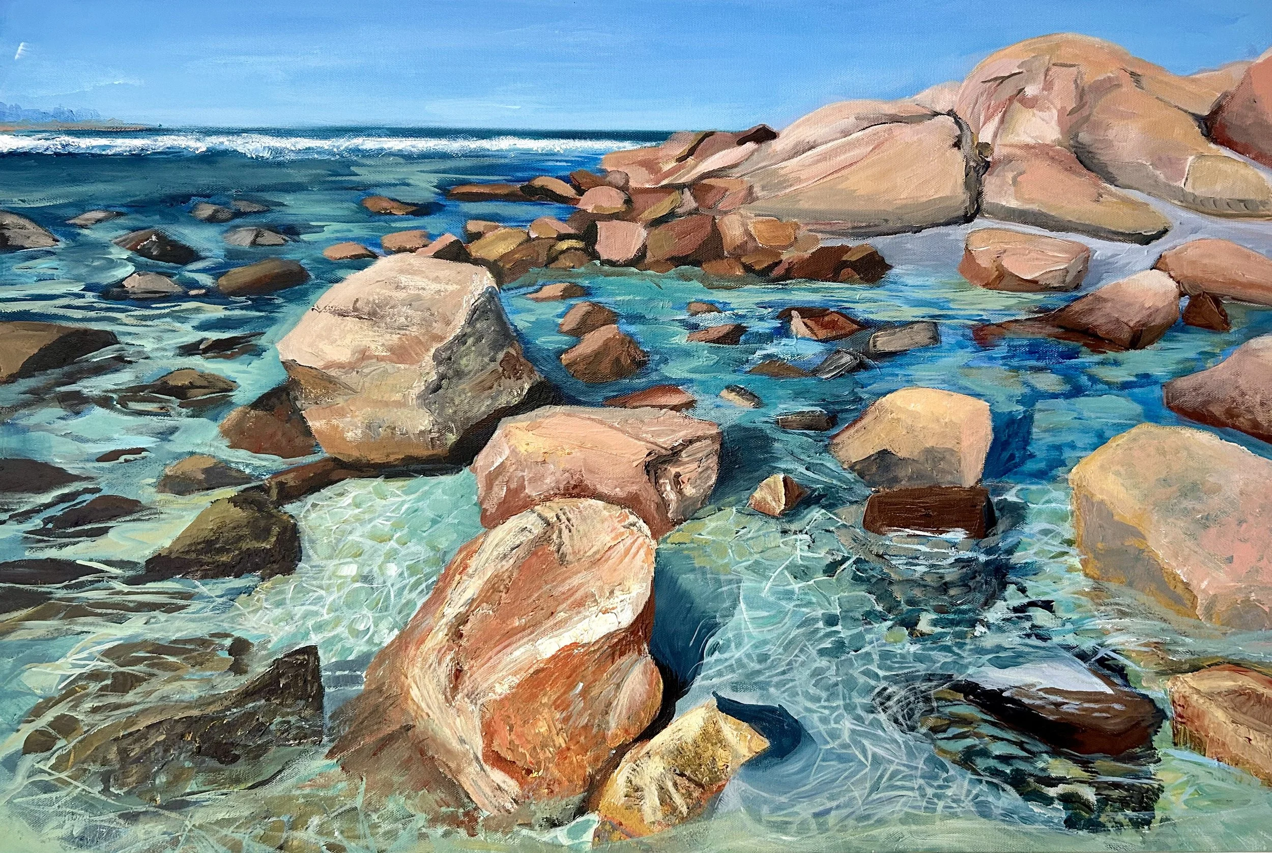 "Incoming Tide" -2024- (36x24) - Wingaersheek Beach, Gloucester