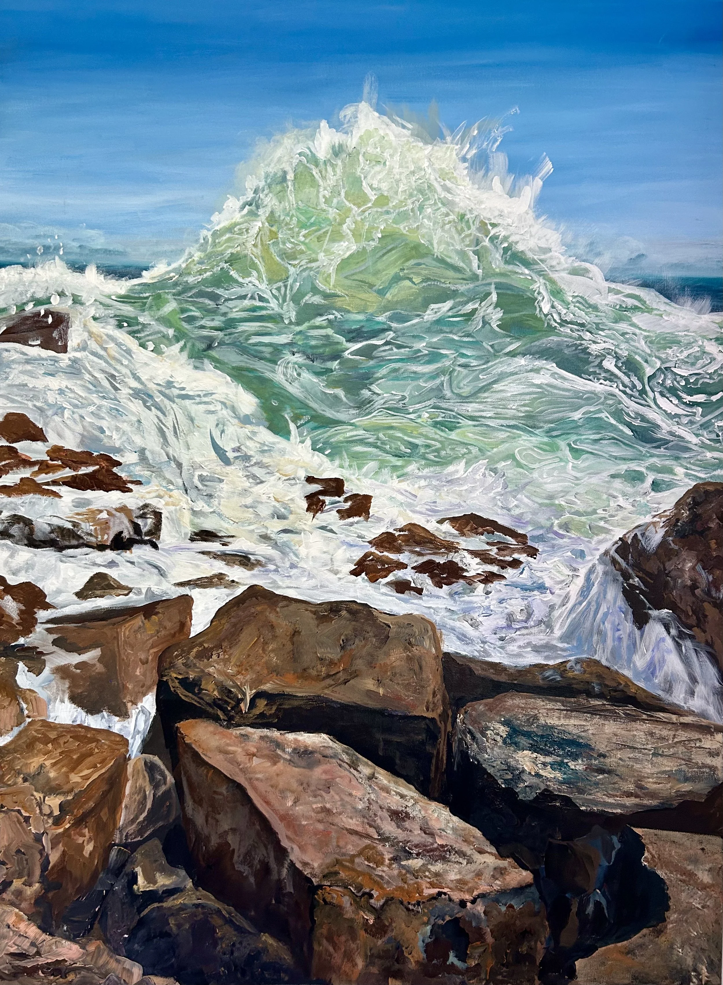 "Heard" -2025- (30x40) - Eastern Point, Gloucester