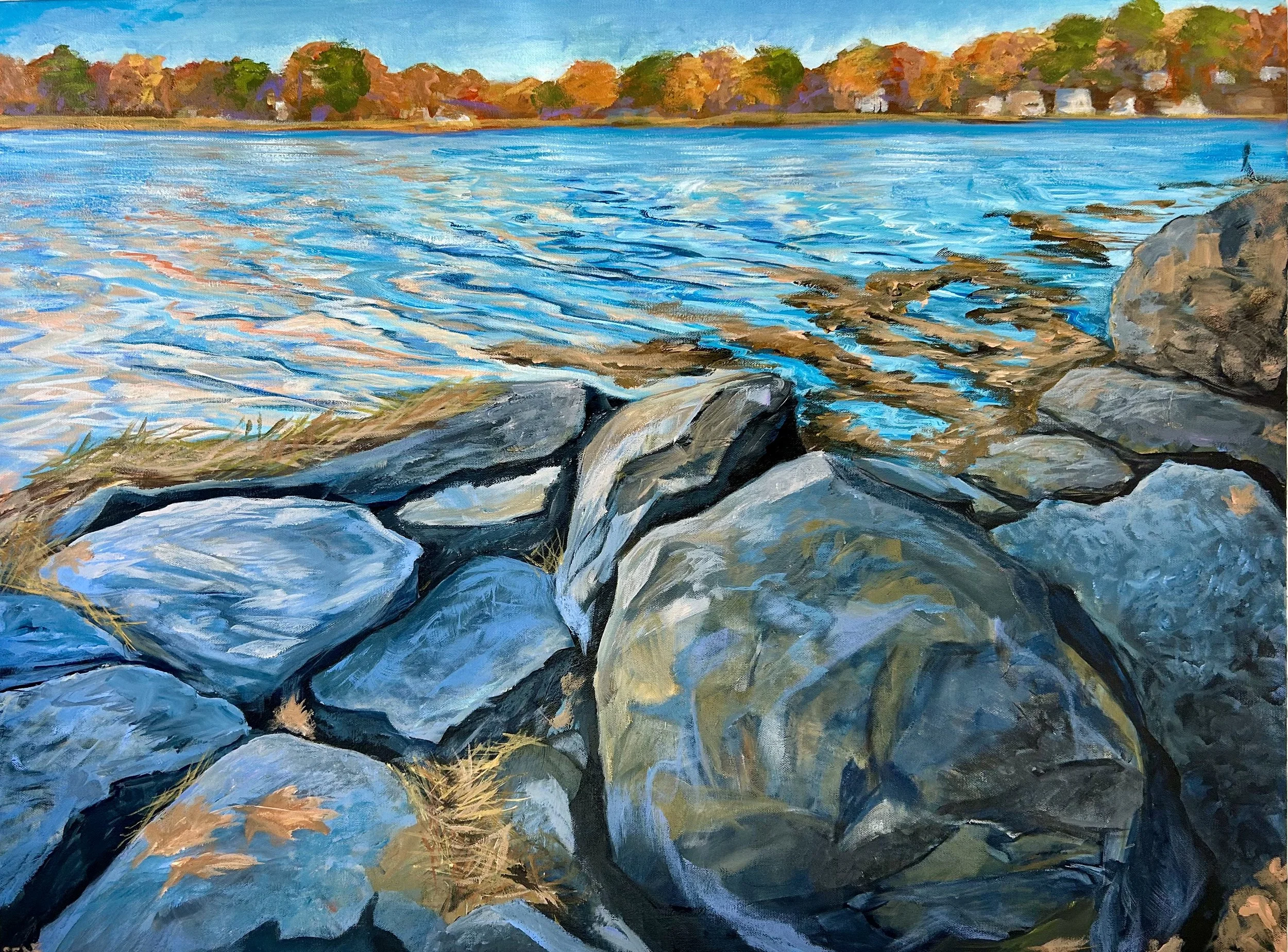 "At High Tide" - 2026- (40x30) - Little River, Gloucester